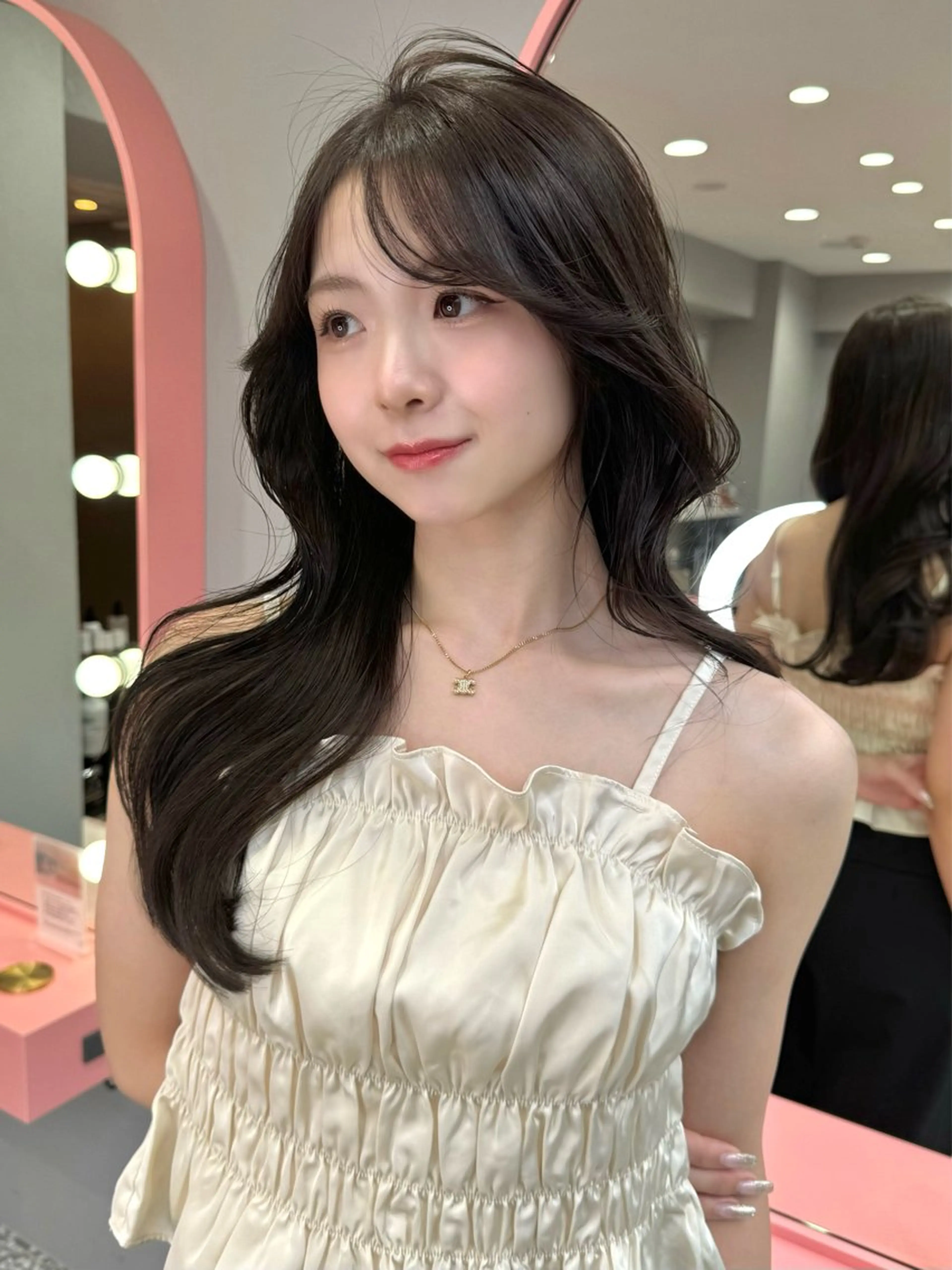 【 新規限定♡ 】結んでも可愛い顔周り➕うる艶カラー➕1step treatment 🫖の写真