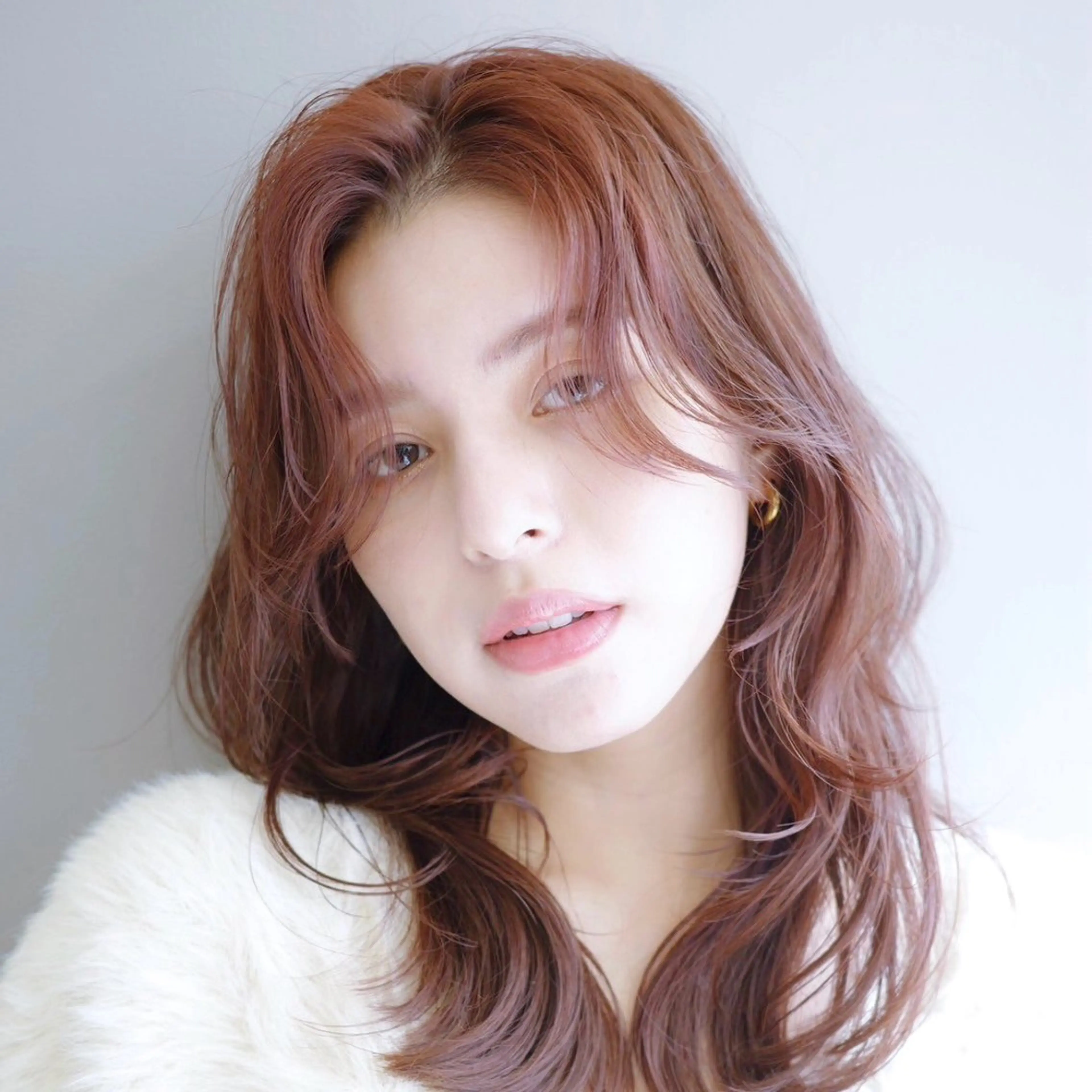 セミロング くびれヘア 韓国風ヘア レイヤーカット カット ヘアカラー トリートメント 韓国ヘア/ 髪質改善特化谷名勇輝のヘアスタイル