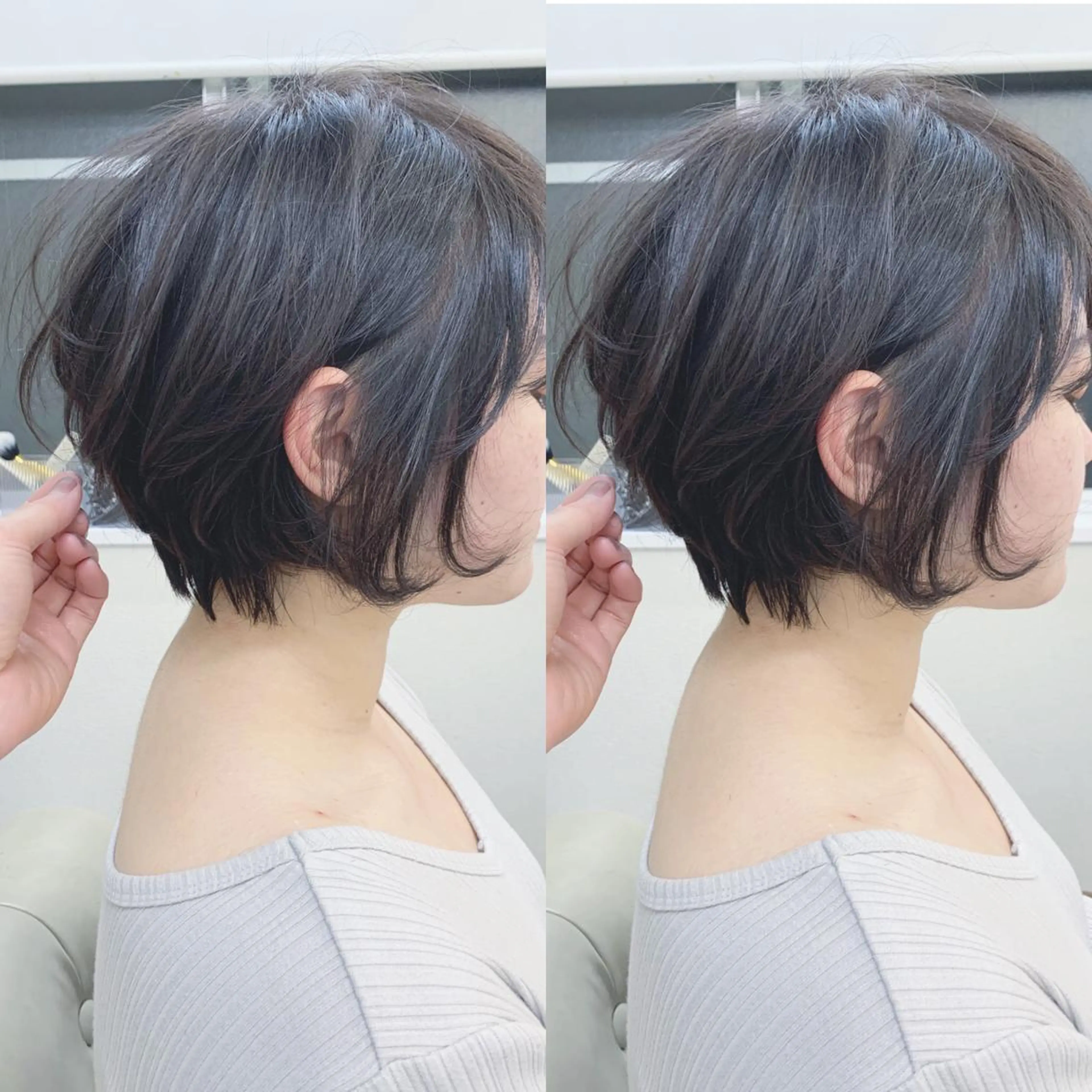 ショート ショートボブ ボブ ショートヘア カット トリートメント H (エイチ) 烏丸御池店のヘアスタイル