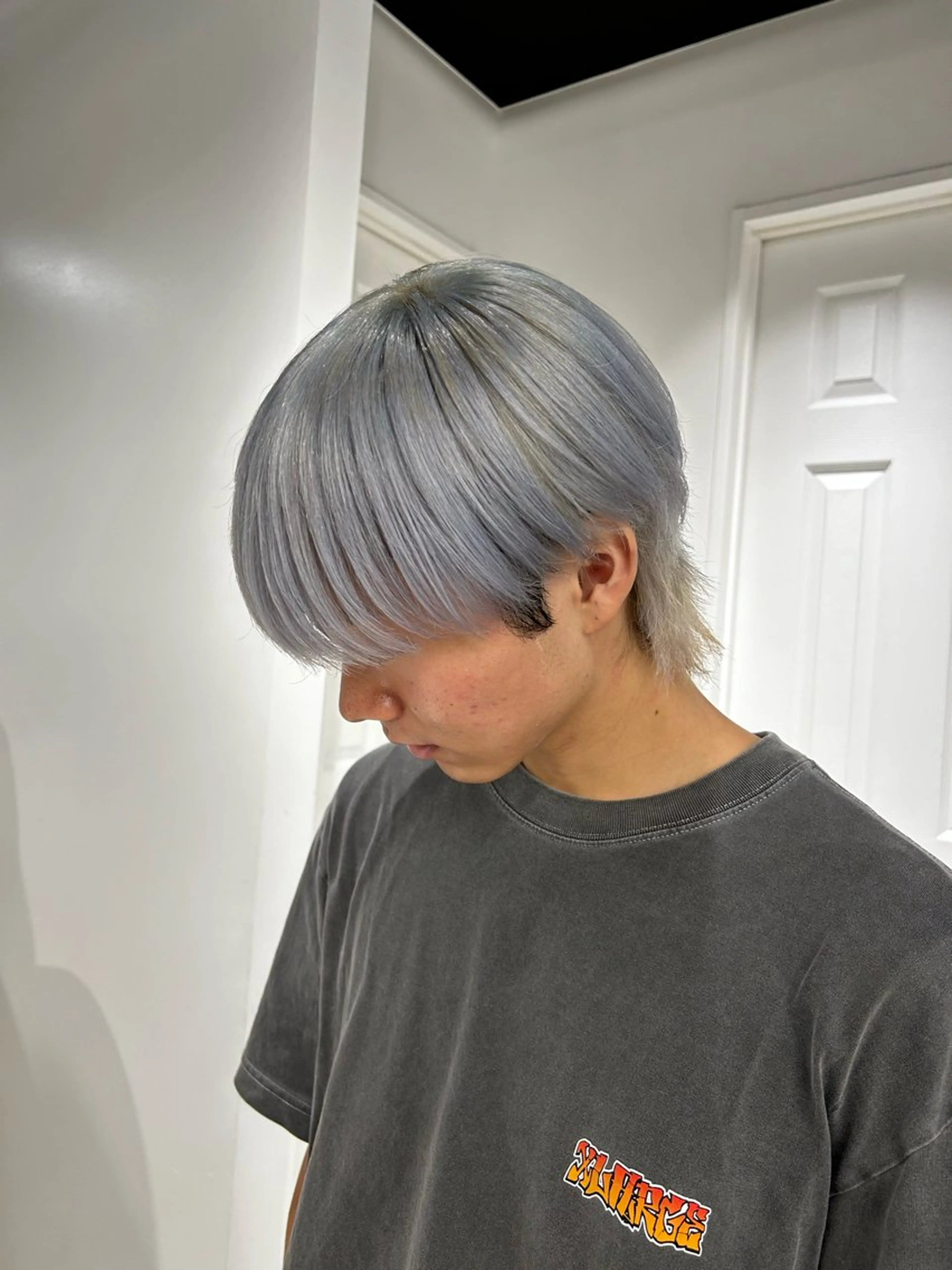 ショート カラー メンズ カット ヘアカラー メンズ/ボブ/パーマ /くるみのマツエク・マツパデザイン