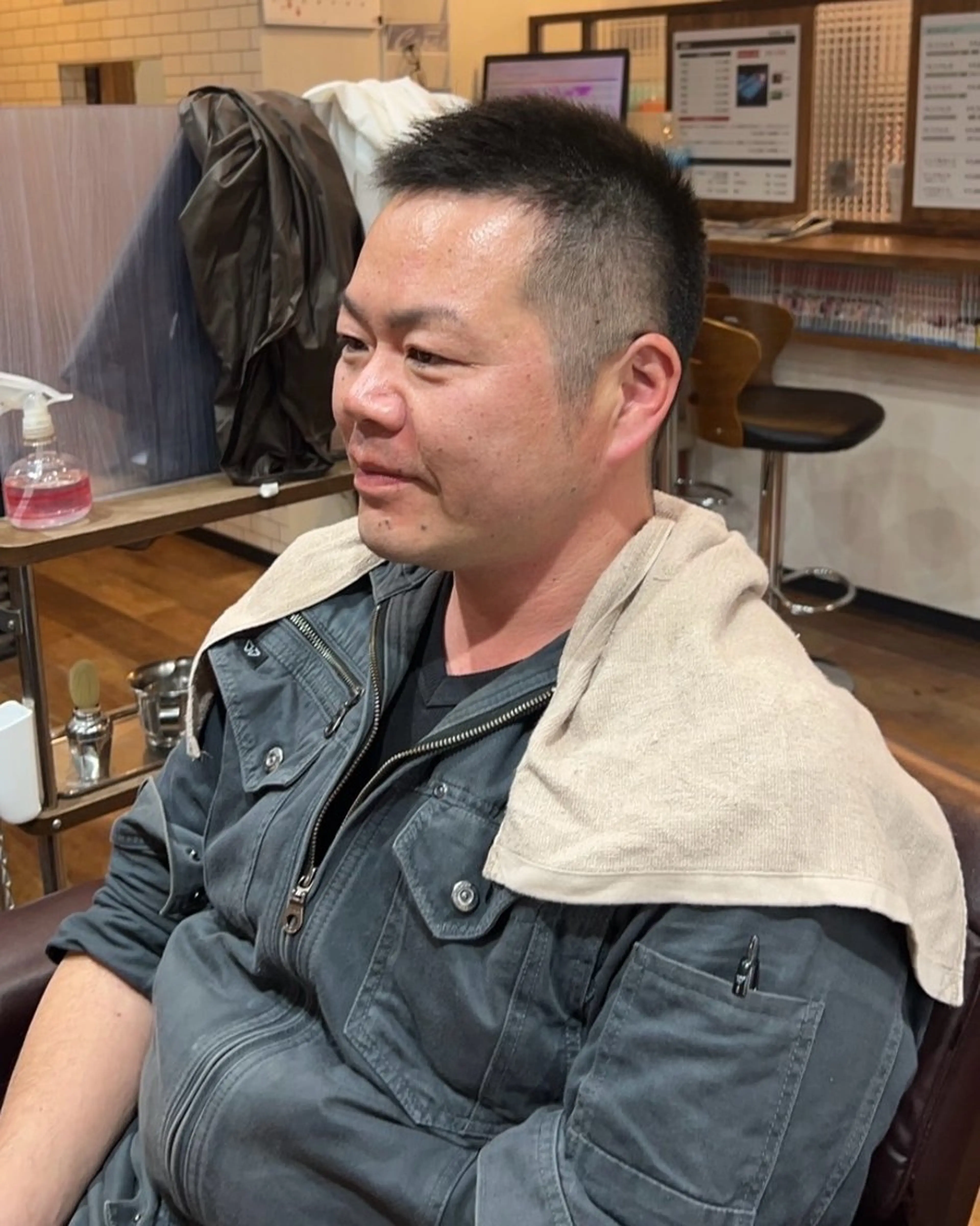 メンズ カット 柴田 清のヘアスタイル