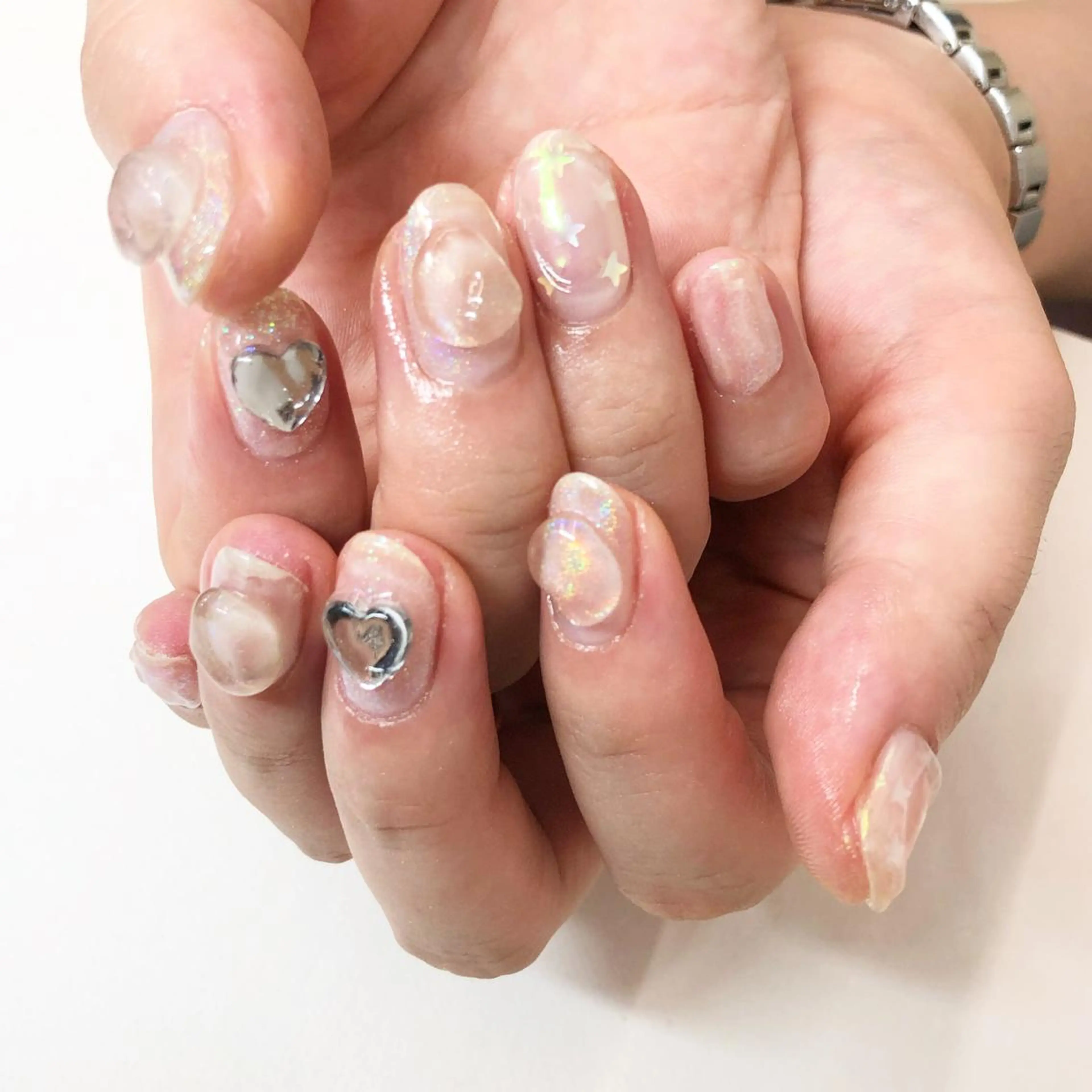 ネイル クリアネイル ハンドネイル フットネイル Minami 🍓のネイルデザイン