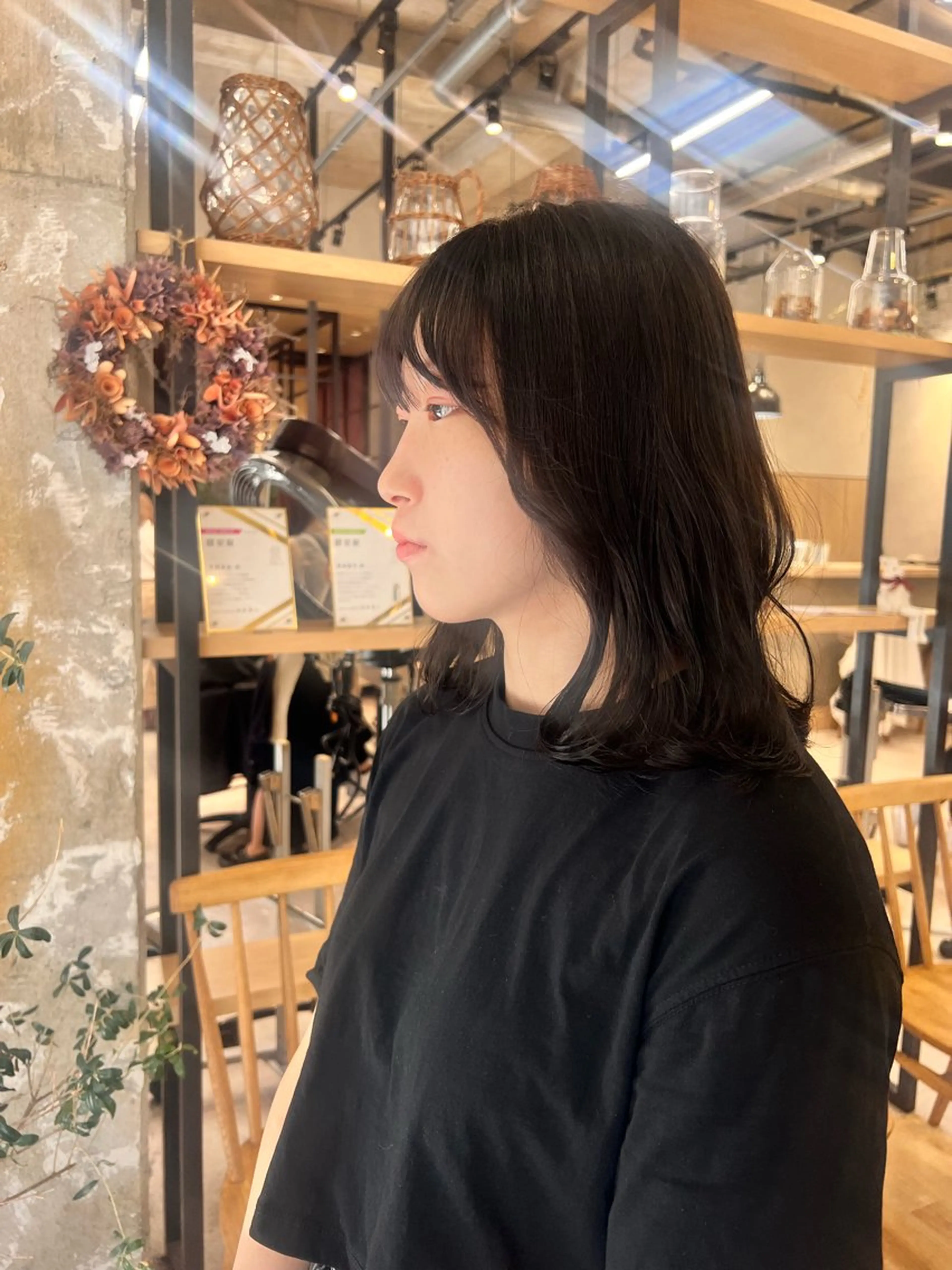 ミディアム 髪質改善/レイヤー 暖色/shiinaのヘアスタイル