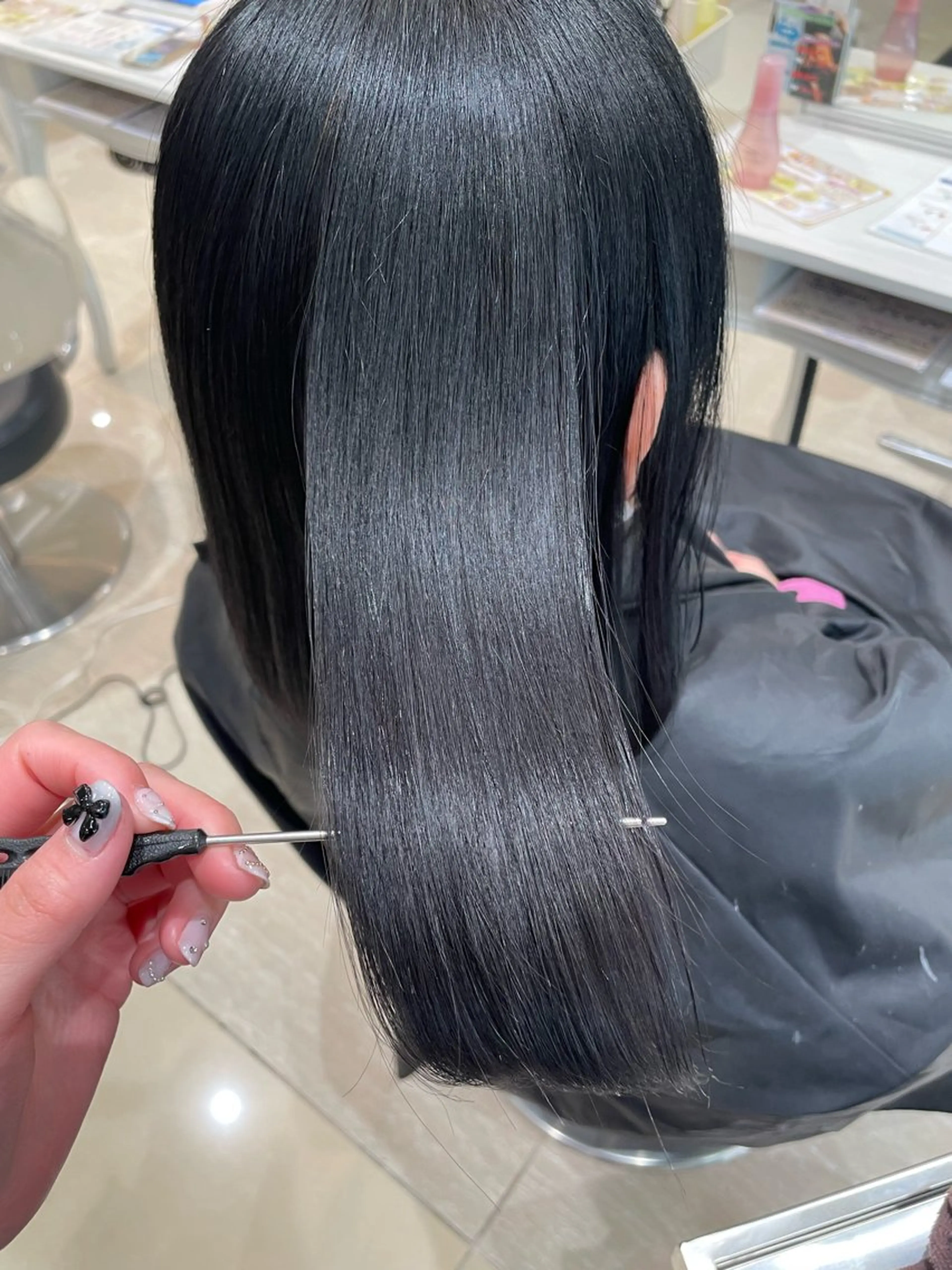 ミディアム ヘアカラー レイヤー×ハイライト 🌷RINA🌷のヘアスタイル