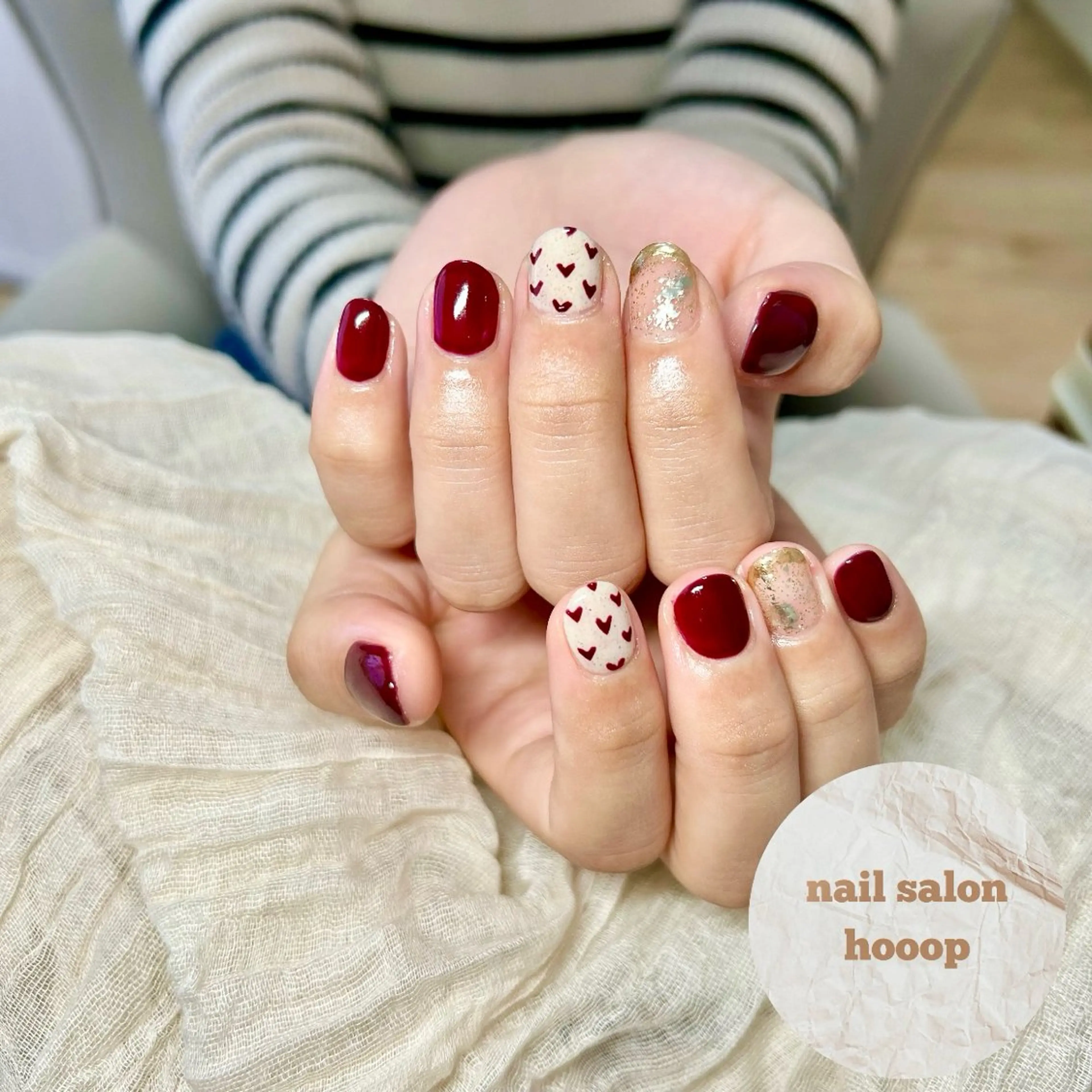 ネイル 冬ネイル hooop yuのネイルデザイン