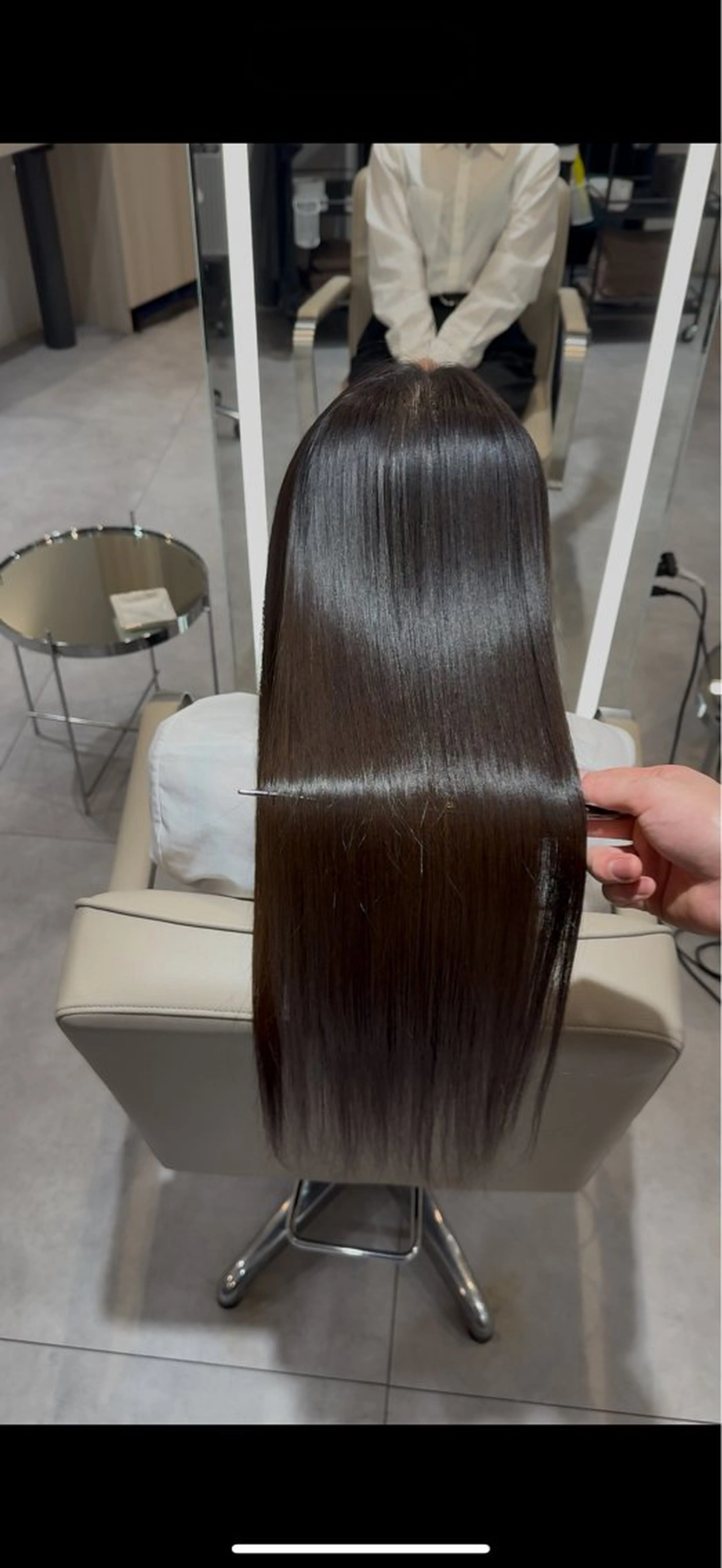 ロング パーマ 髪質改善 縮毛矯正 ストレートパーマ 縮毛矯正 加藤 諒士のヘアスタイル