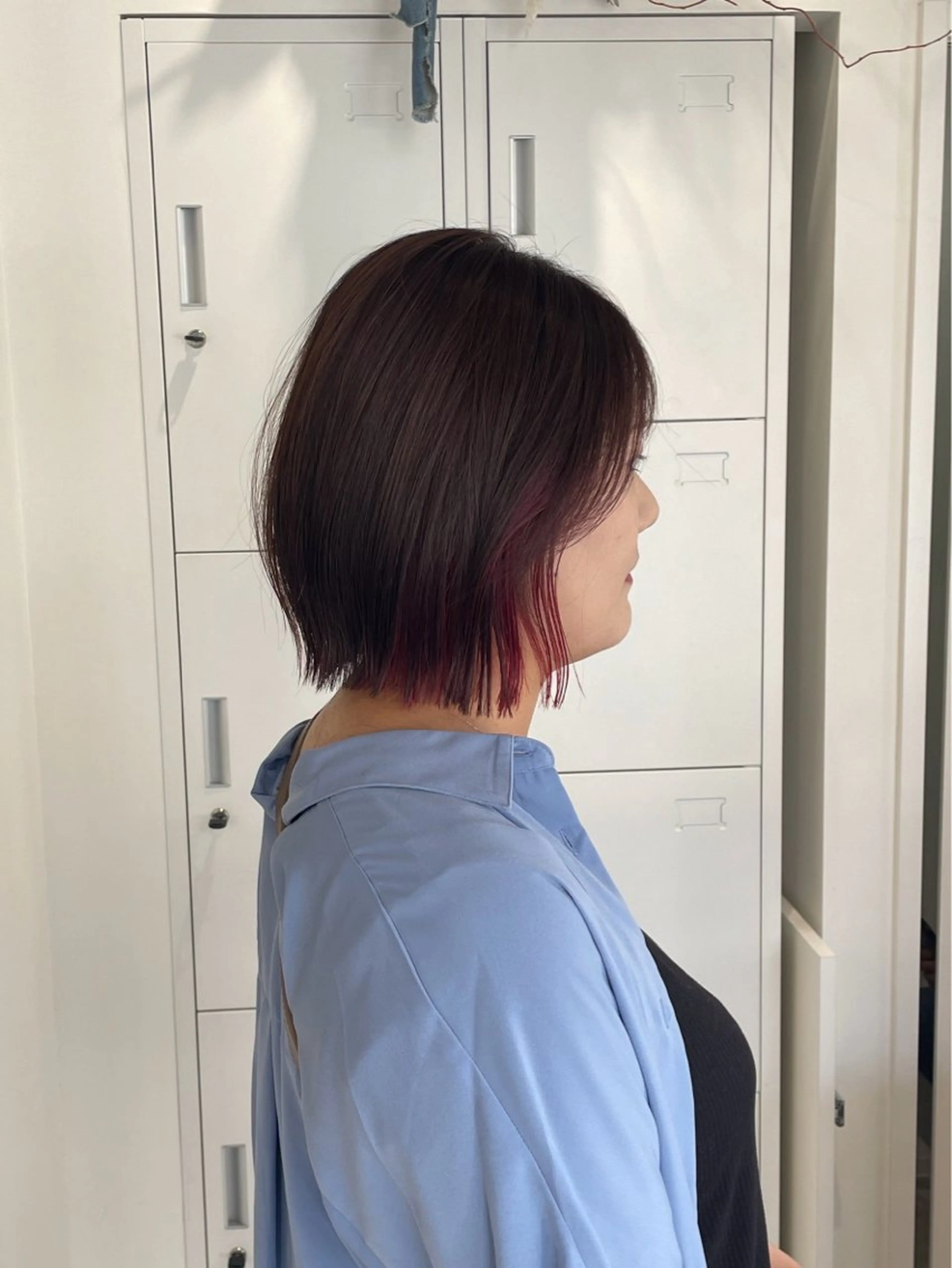 ショート カラー インナーカラー 森口 竜三のヘアスタイル