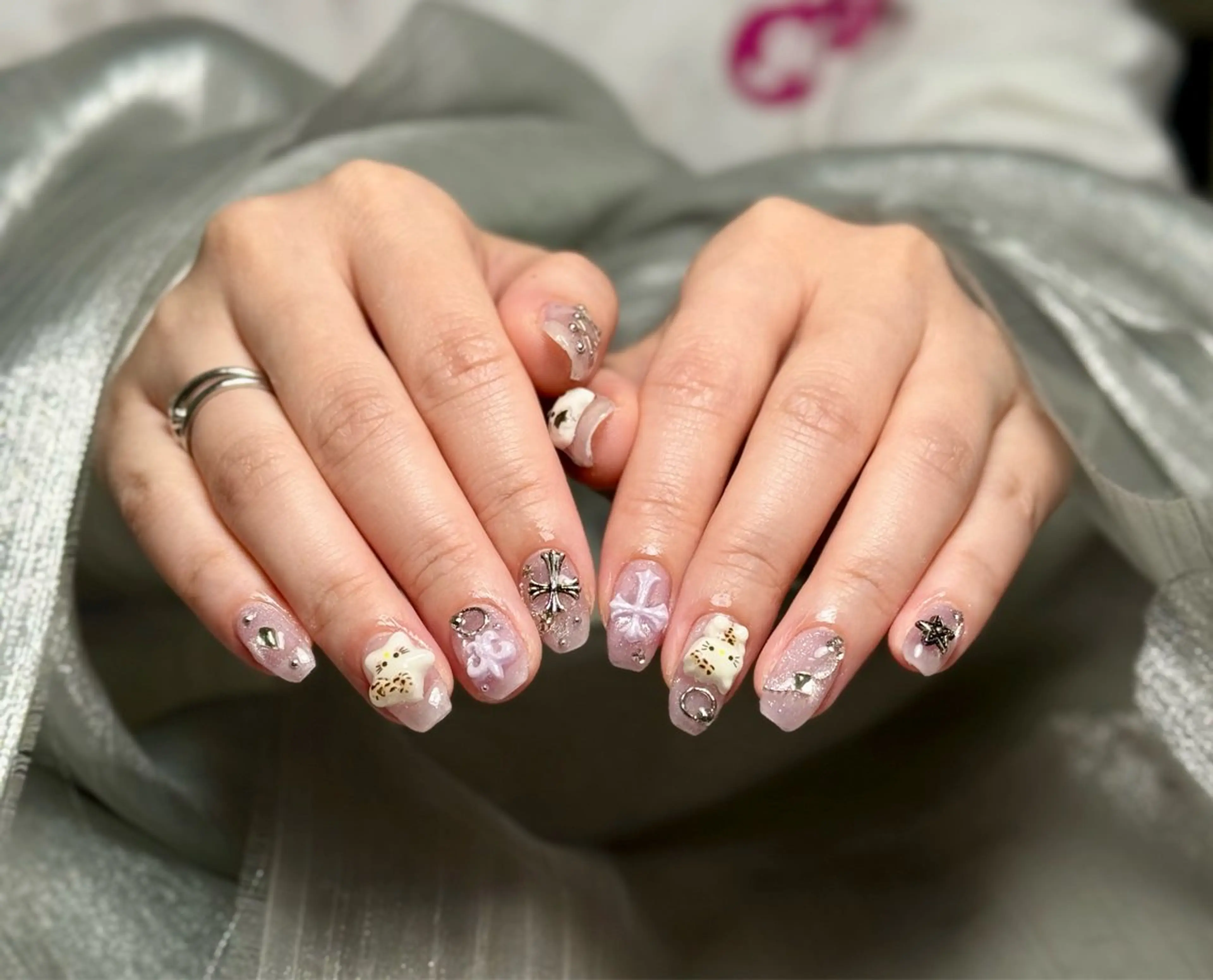 ネイル シンプルネイル ハンドネイル salon luge あめ🍬のネイルデザイン