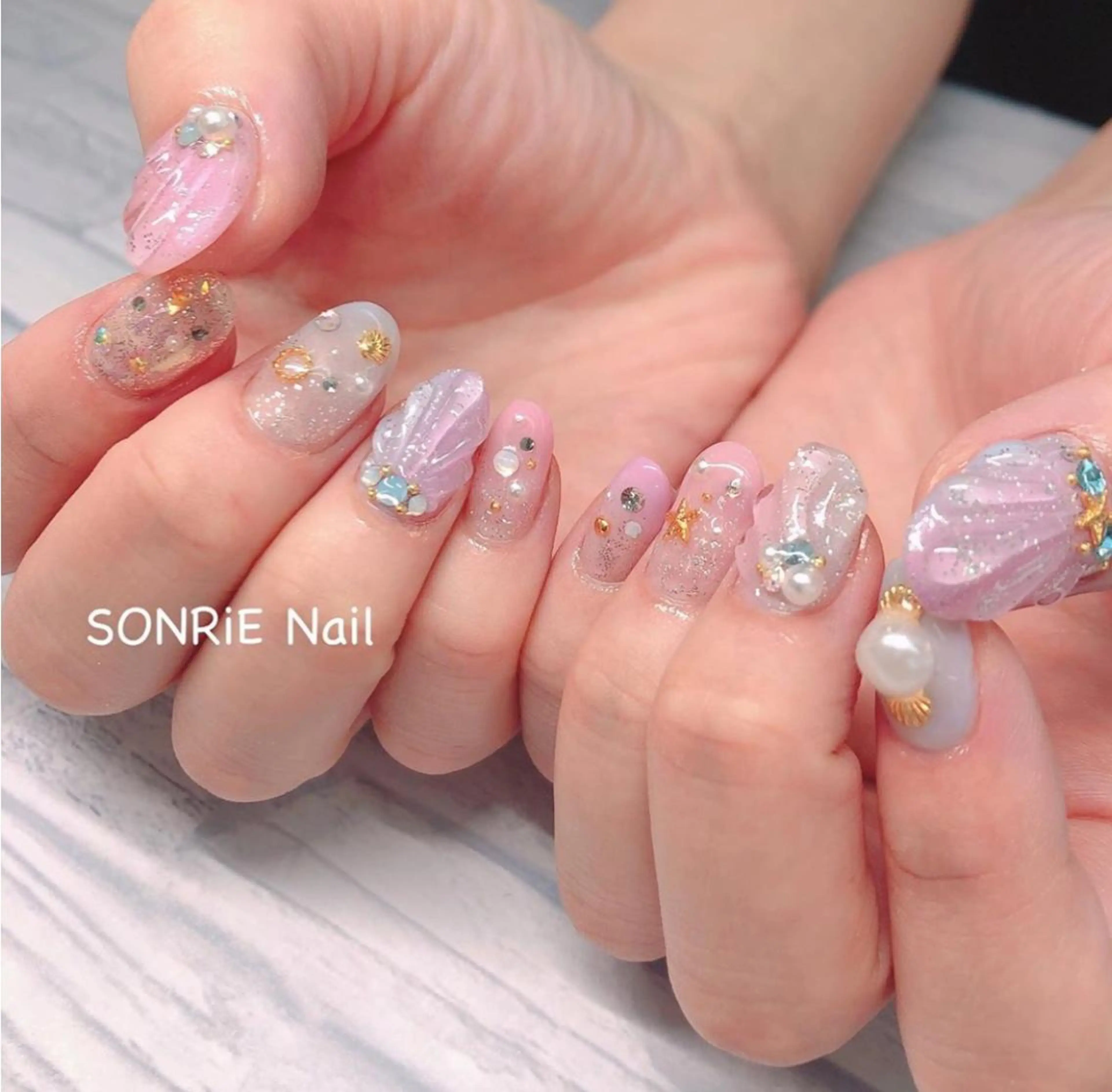 ネイル 豊橋美容院 ソンリエのヘアスタイル