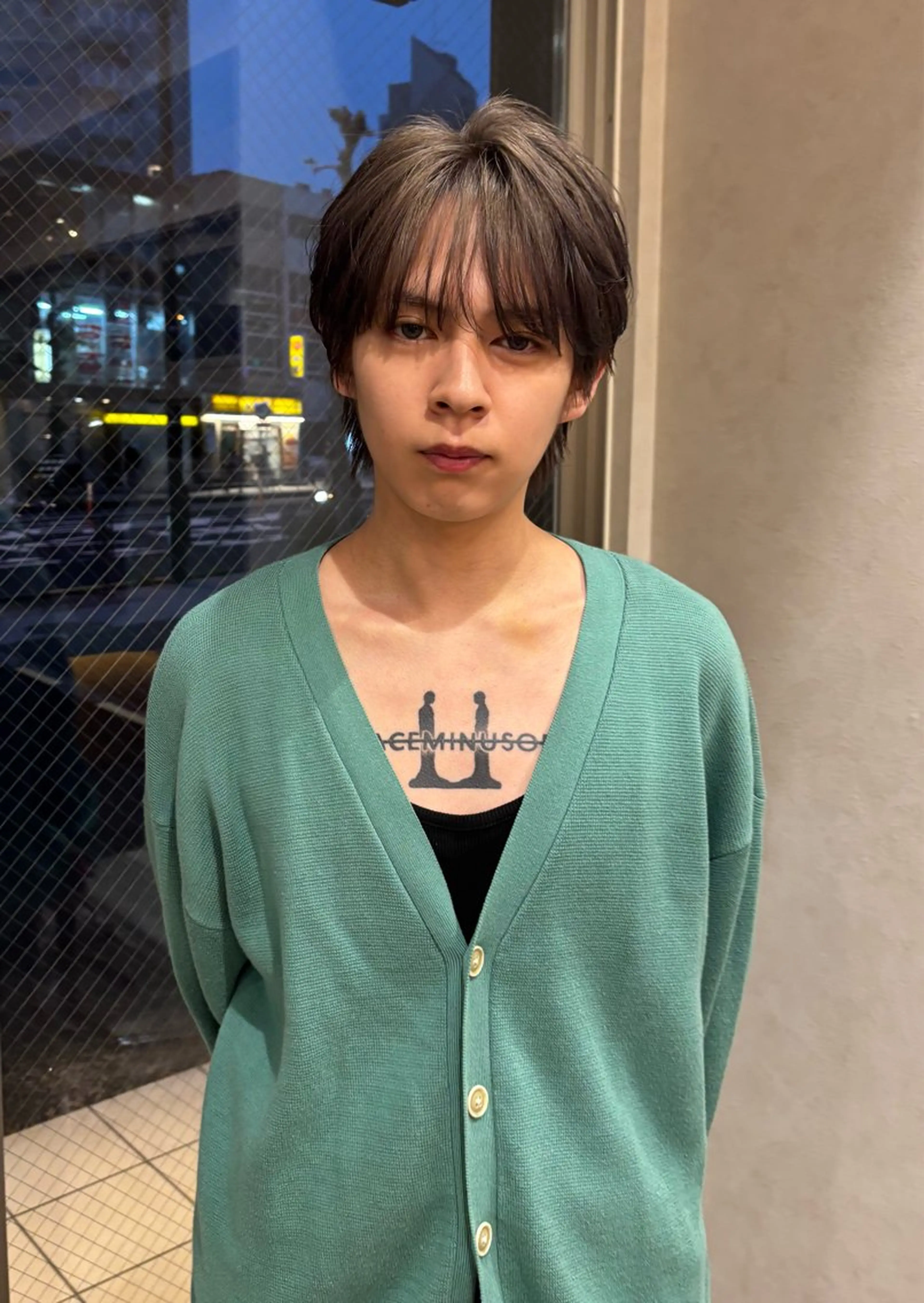 カラー メンズ 江口 幸太のヘアスタイル