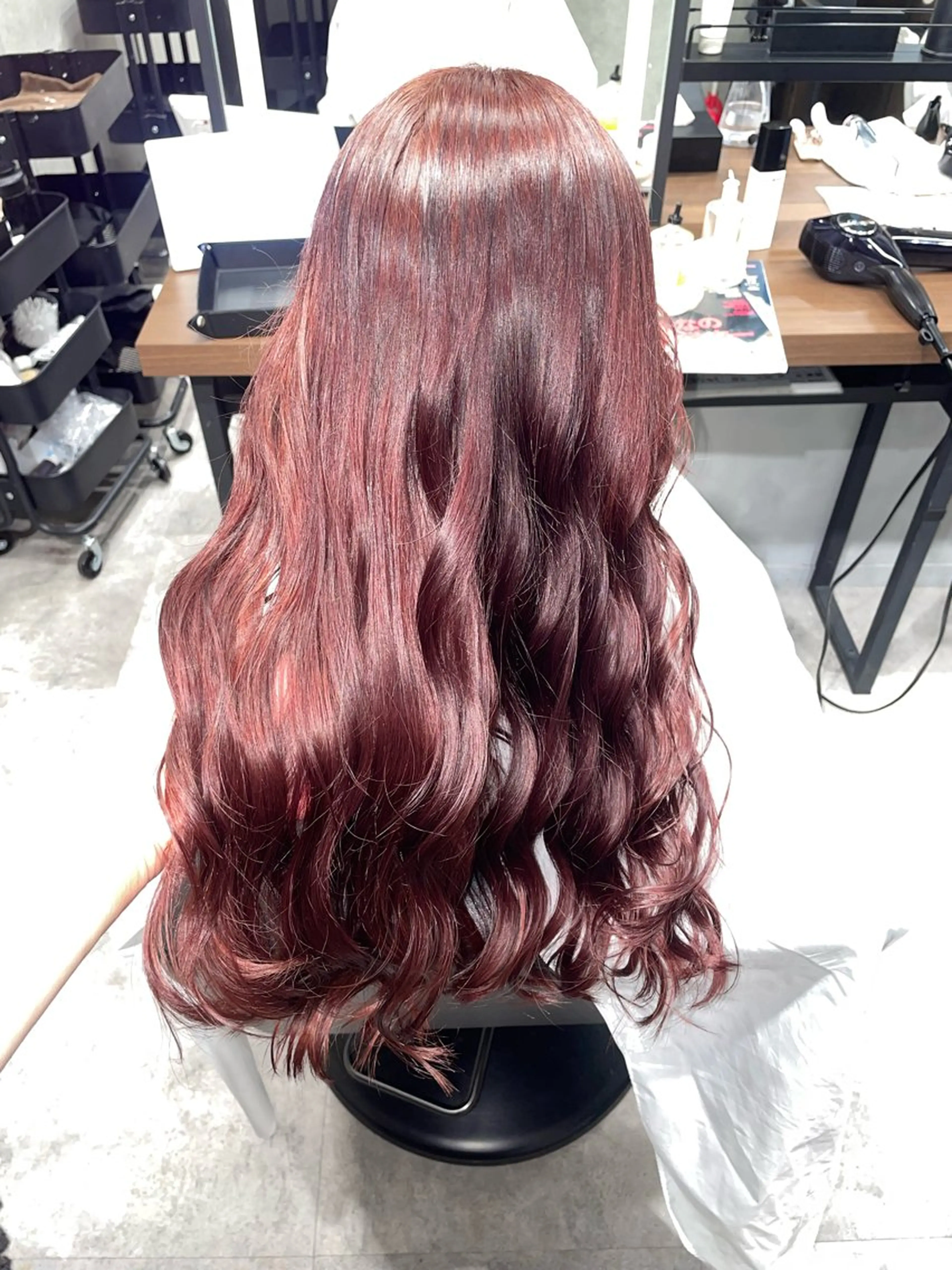 カラー 暖色/ハイトーン/ カラー/HBLのヘアスタイル