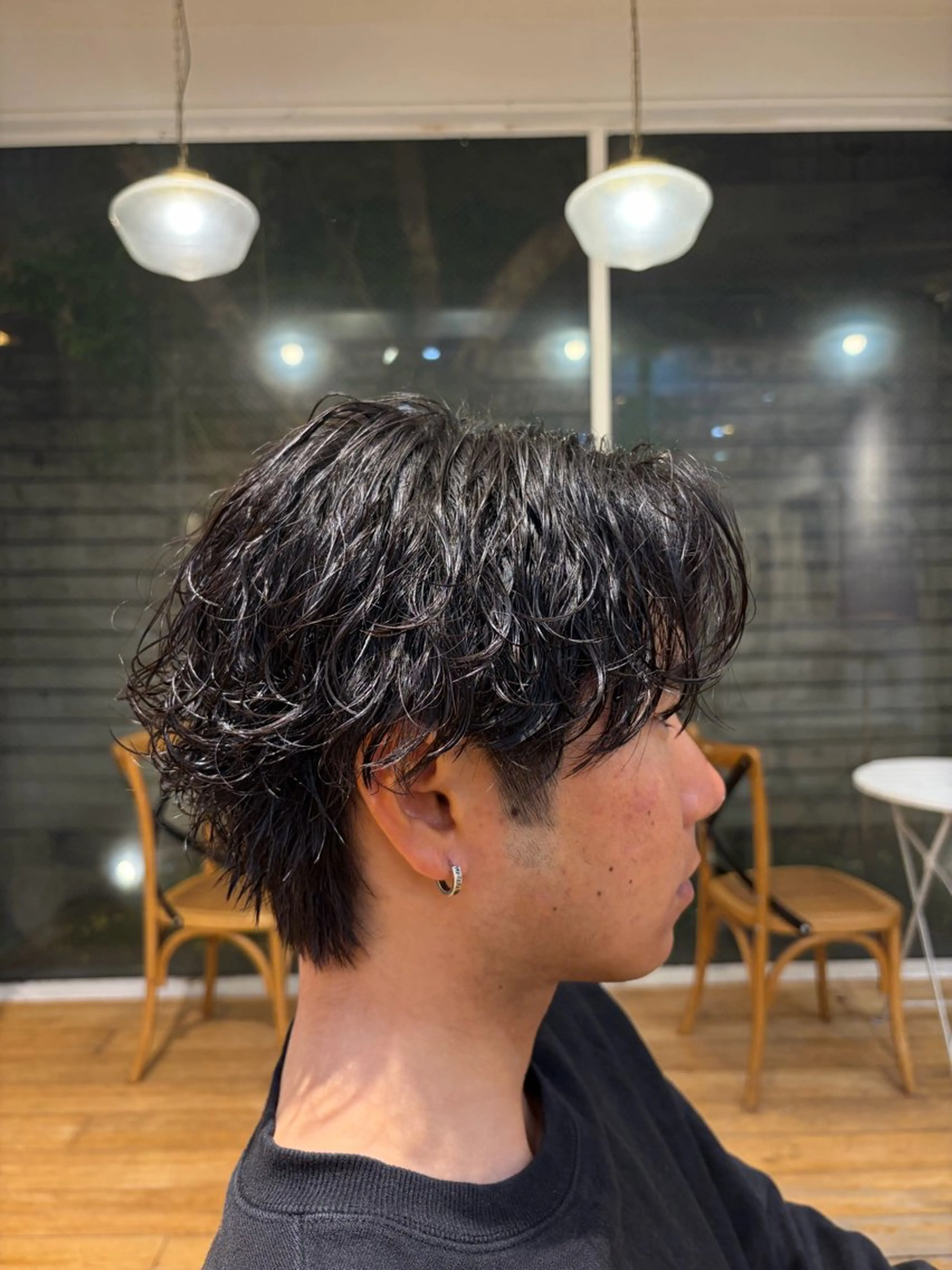 パーマ メンズ カット パーマ くびれショート/ メンズパーマ/健太郎のヘアスタイル