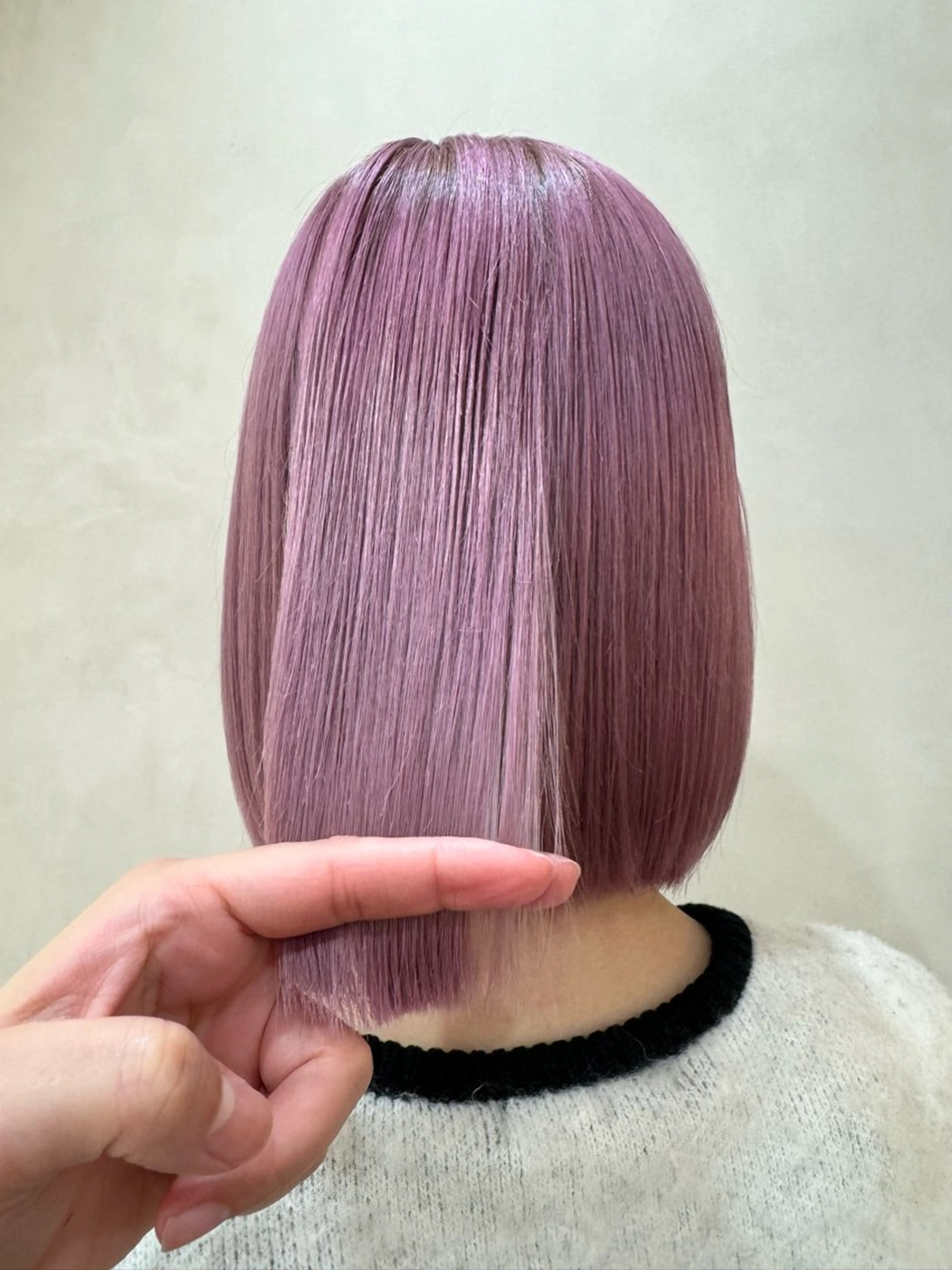 ミディアム カラー ブリーチ ヘアカラー トリートメント 矢場町/ダブルカラー /レイヤー/アリサのヘアスタイル