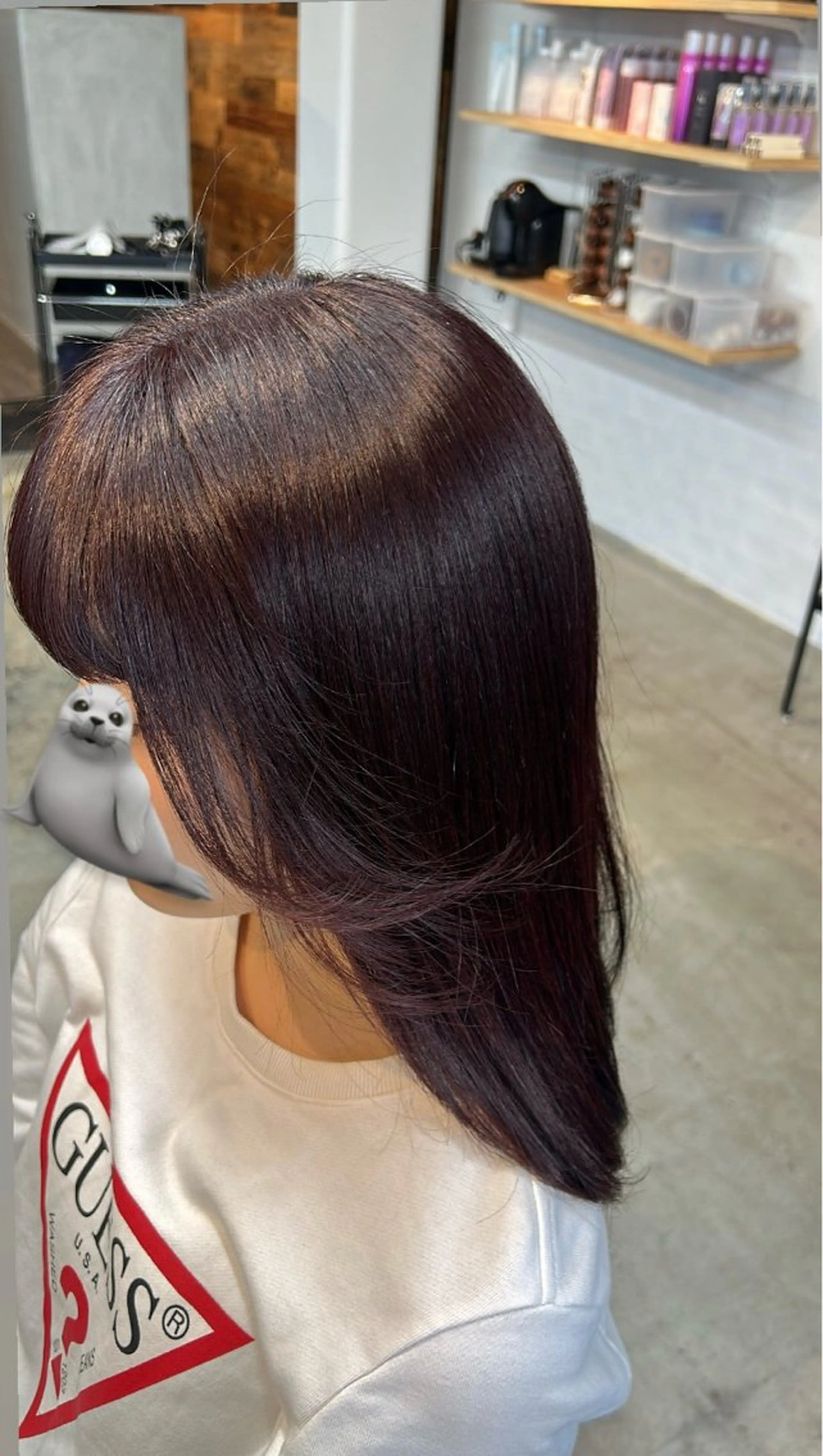 ロング カラー 丸岡 桜のヘアスタイル