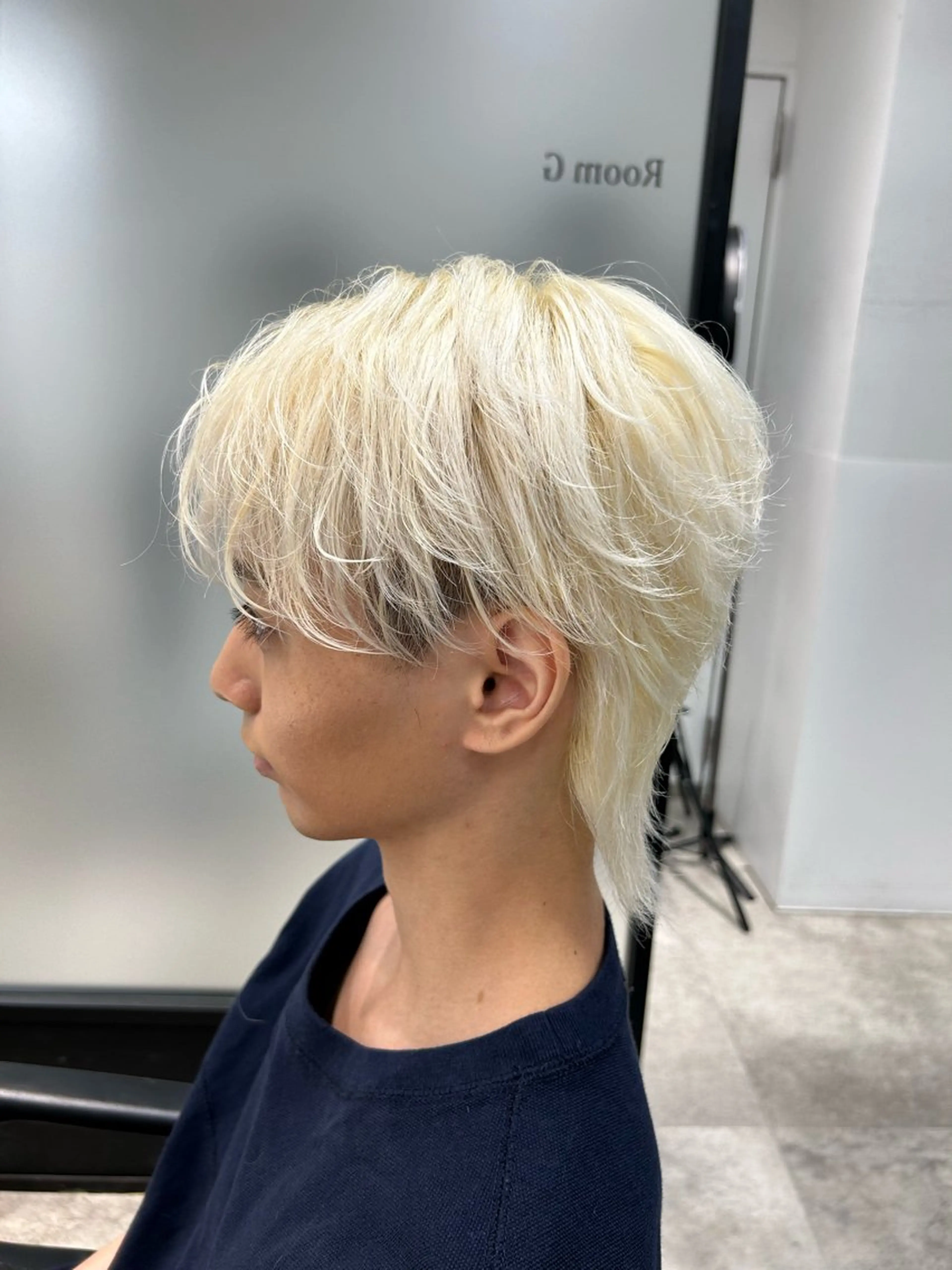 カラー メンズ 抜きっぱなしブロンド ブロンド 渋谷メンズヘア/ 加藤優一のヘアスタイル