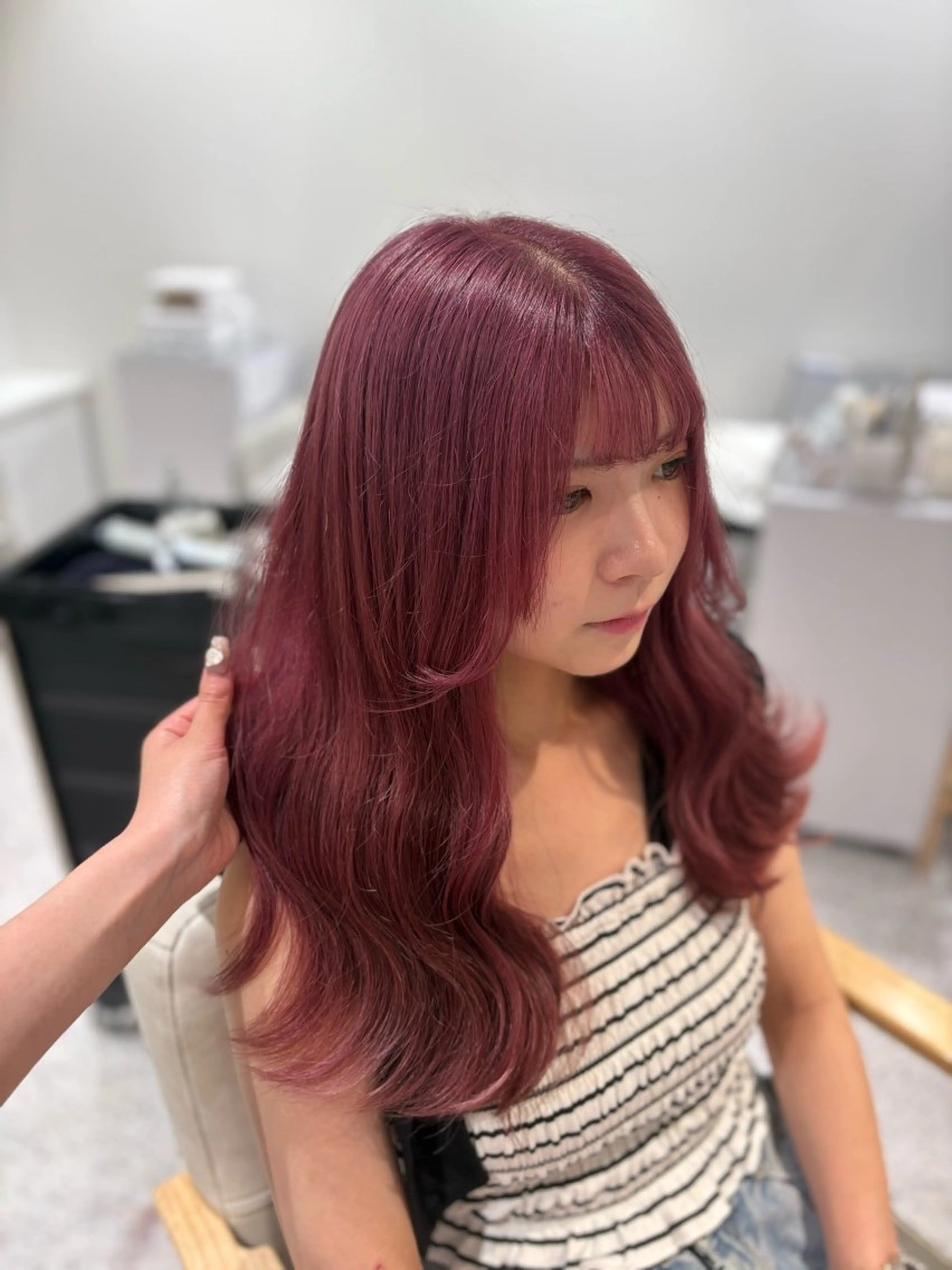 ロング カラー ヘアカラー cut/eye 💖aika💖のマツエク・マツパデザイン