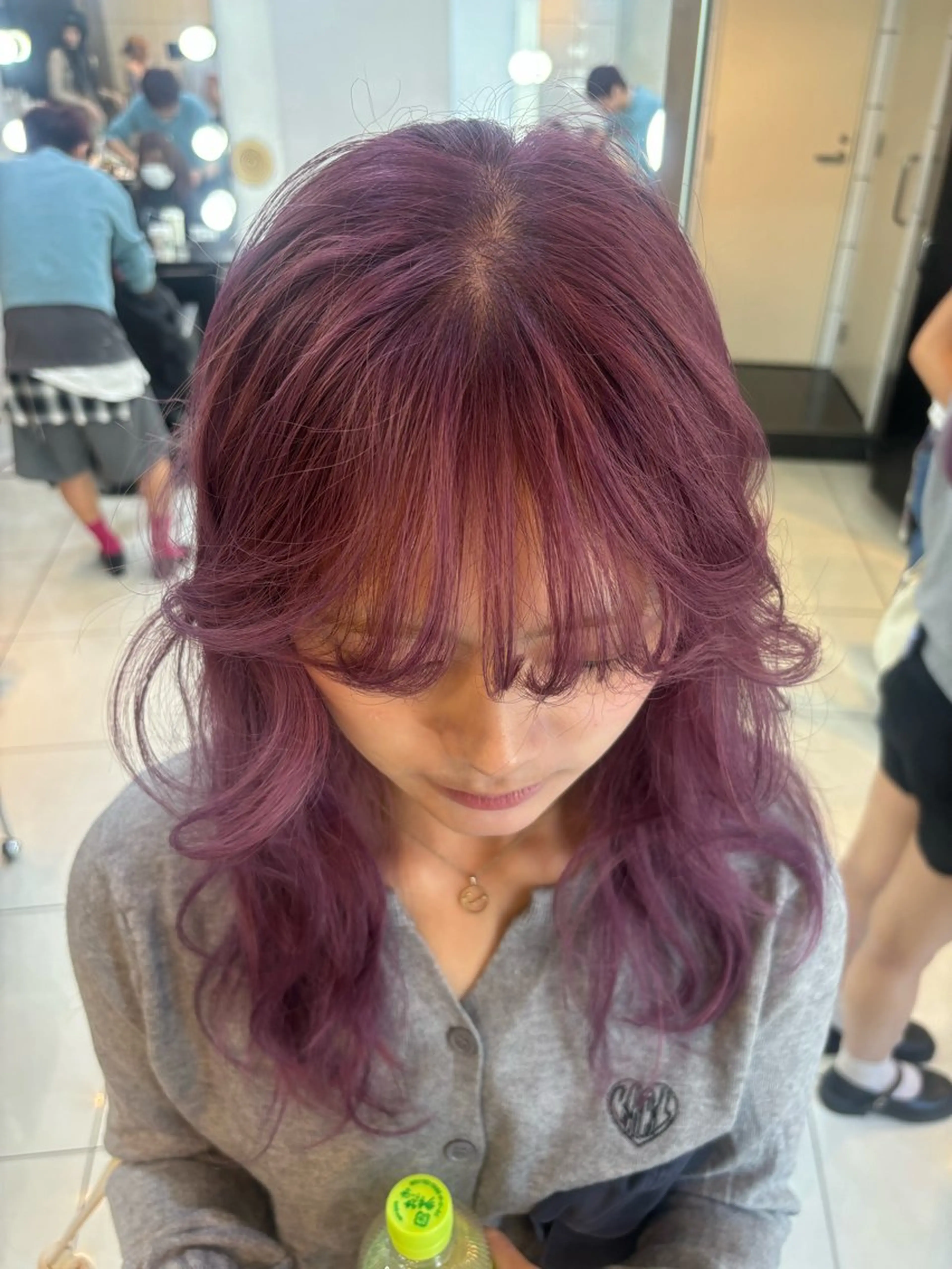 ロング カラー ヘアアレンジ ニュアンスカラー🧶 nanacoのヘアスタイル