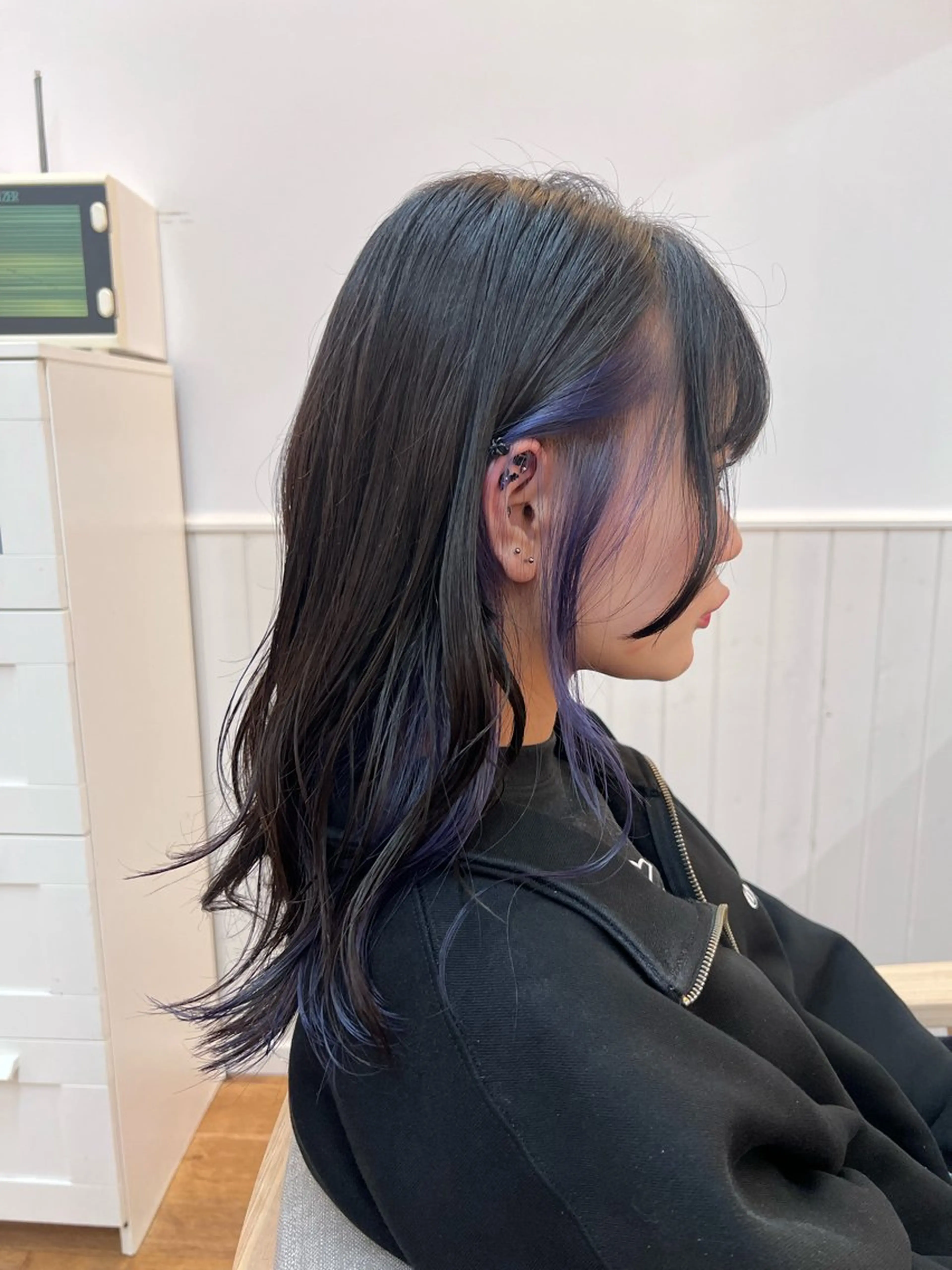 ロング カラー カット ヘアカラー トリートメント ✂︎HITOMI✂︎ 副店長のヘアスタイル