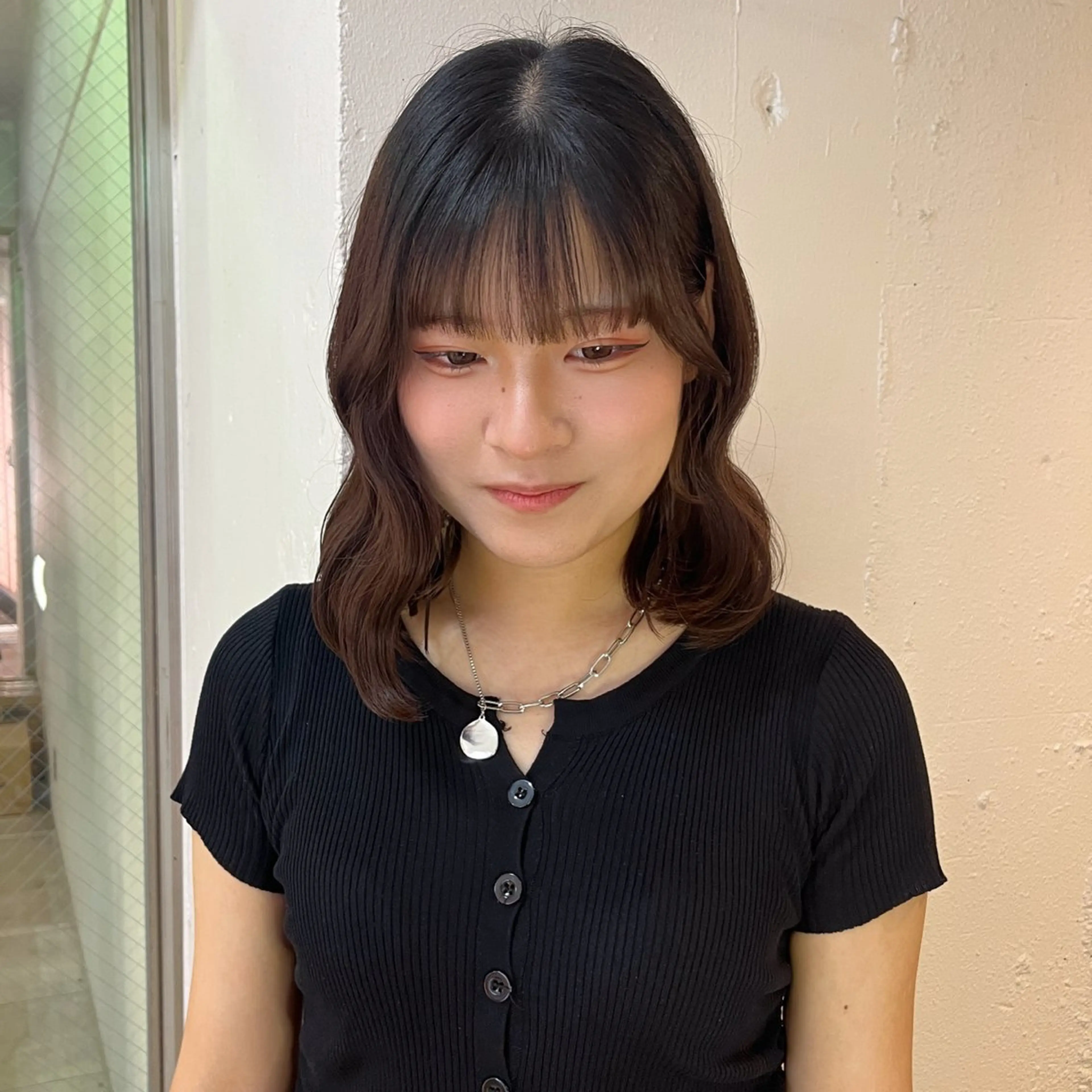 セミロング カット Nagi /ヘアメ /艶カラー/メンズのヘアスタイル