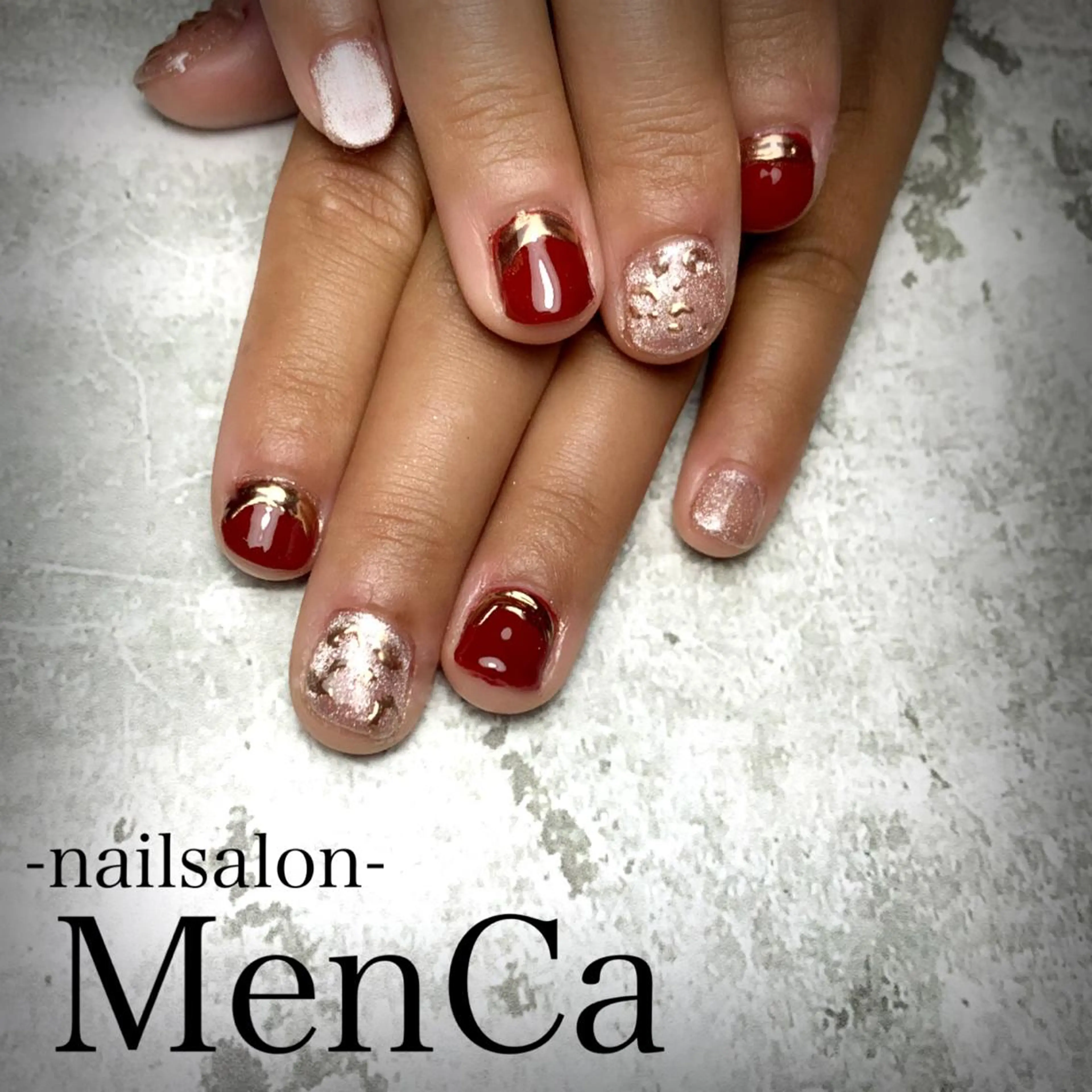 ネイル ショートネイル ハンドネイル 江崎 景子のネイルデザイン