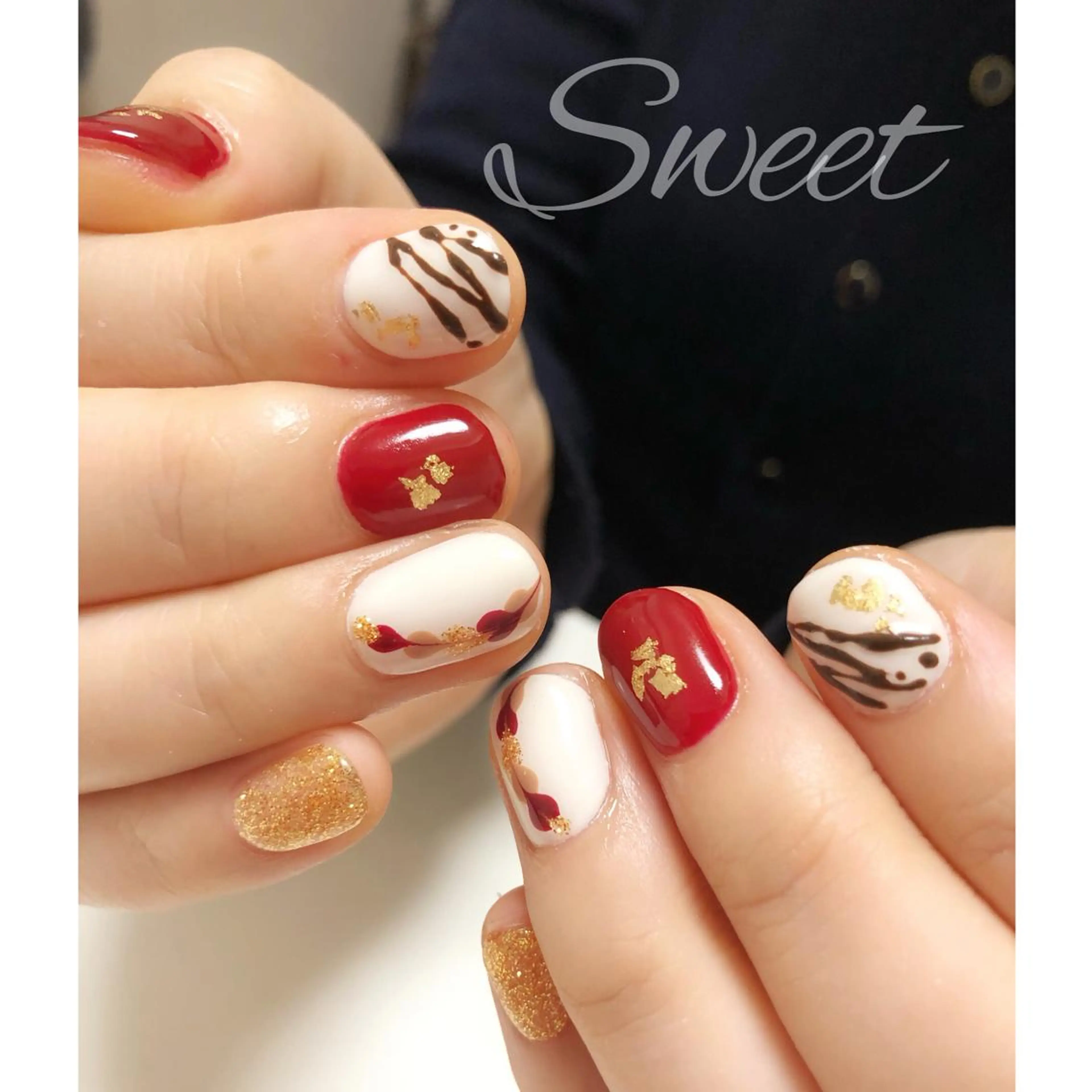 ネイル sweet 仲野陽子のネイルデザイン