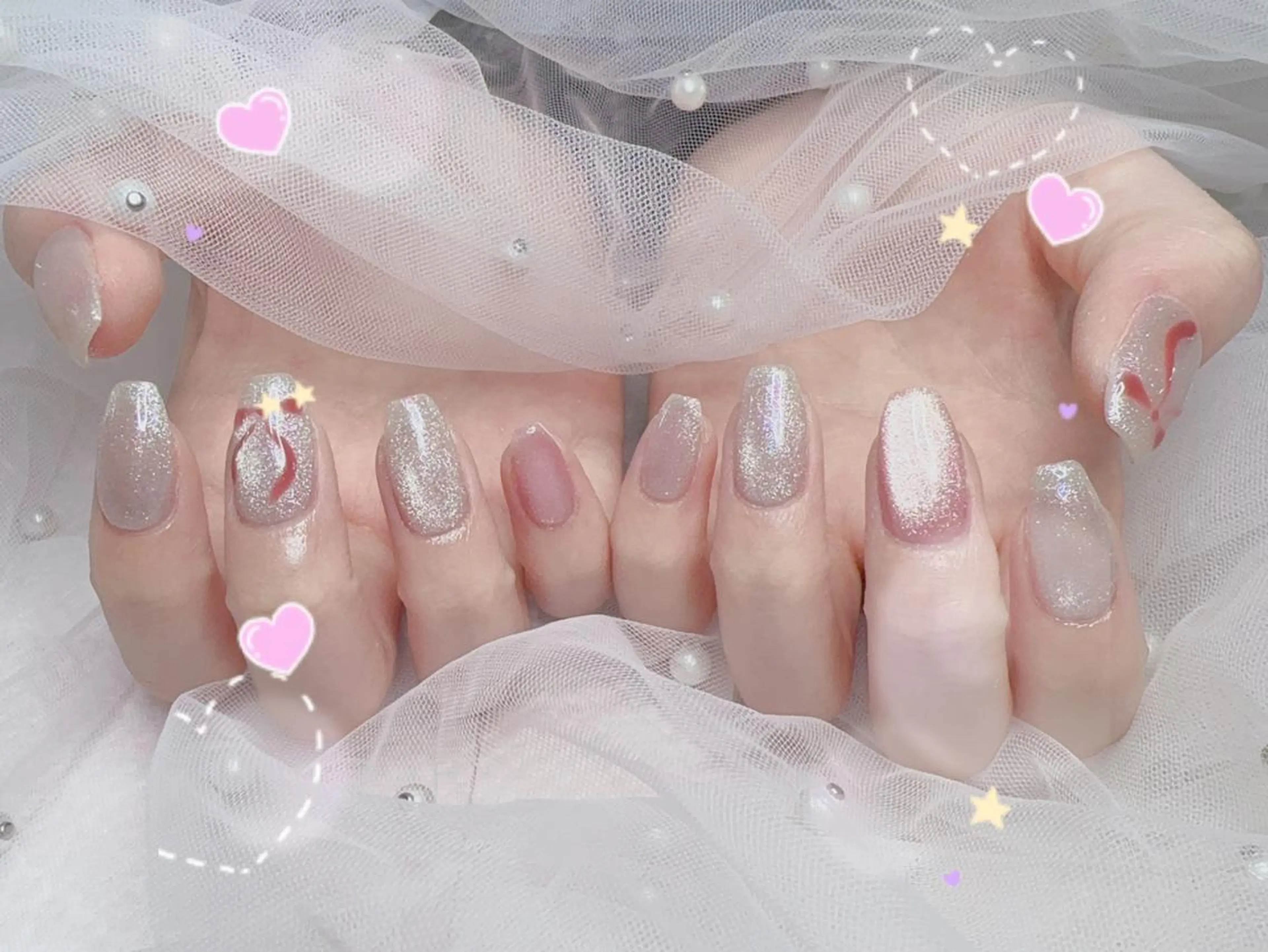 ネイル ハンドネイル 🎀シズカ nail🎀のネイルデザイン