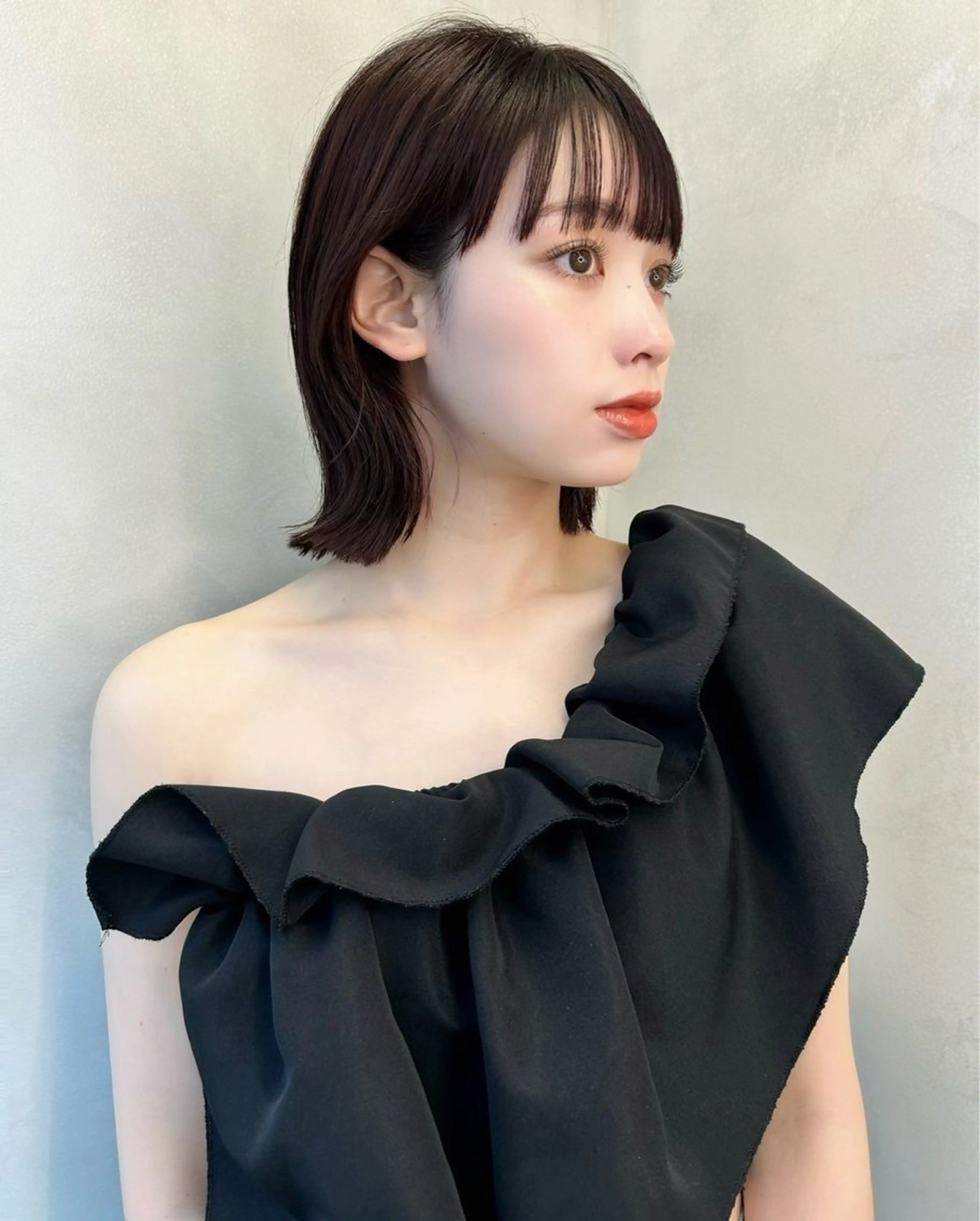 ショート 切りっぱなしボブ ボブ くびれヘア カット 縮毛矯正 ♥️似合わせボブ/ 縮毛矯正/大和田拓夢のヘアスタイル