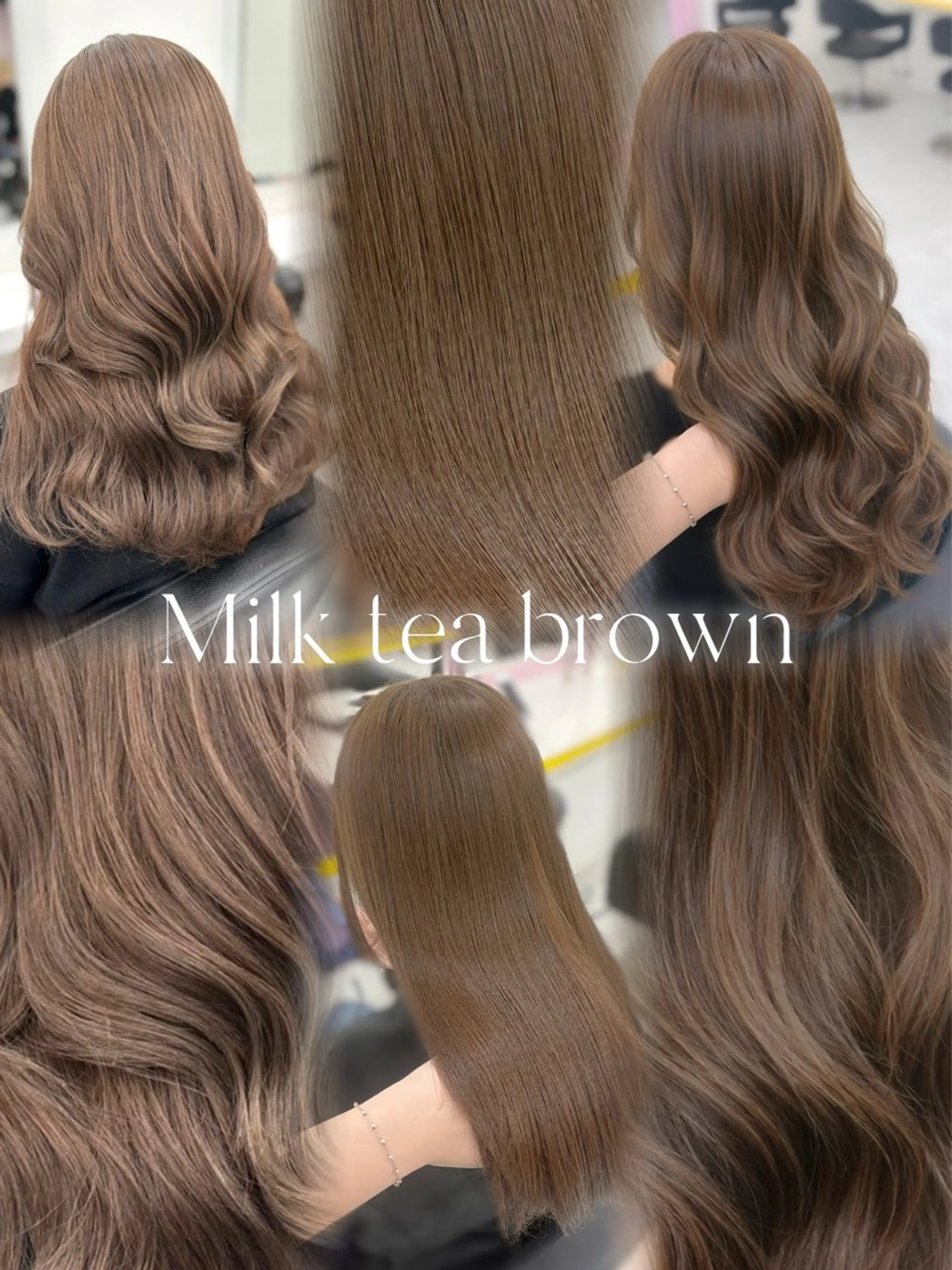 ロング カラー ヘアカラー ベージュ×レイヤー 🤎横浜/miu🤎のヘアスタイル