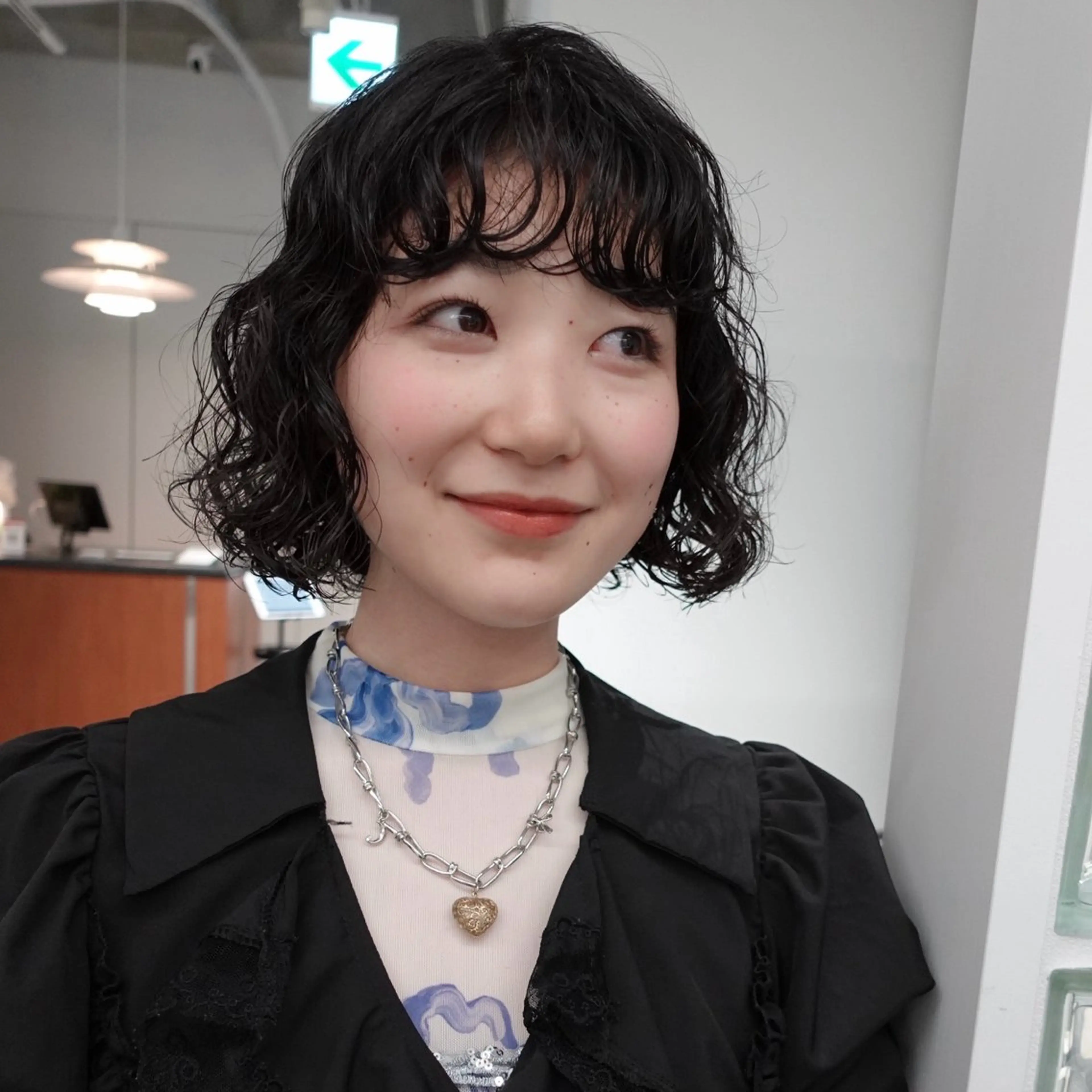 ショート パーマ ヘアアレンジ ボブ カット パーマ 🌐サトウ リョウ🌐のヘアスタイル