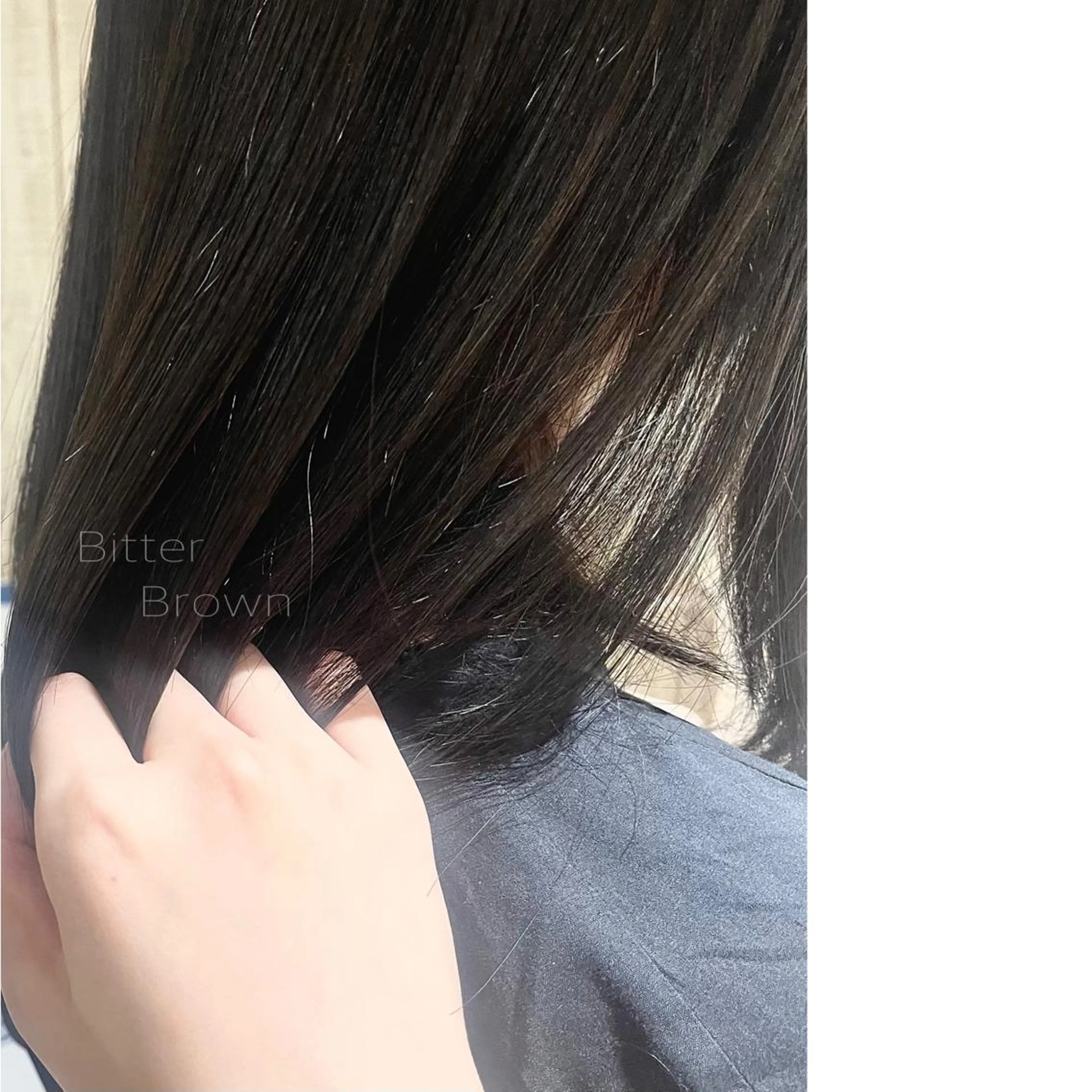 ミディアム カラー ブラウンカラー 永石 知沙希のマツエク・マツパデザイン