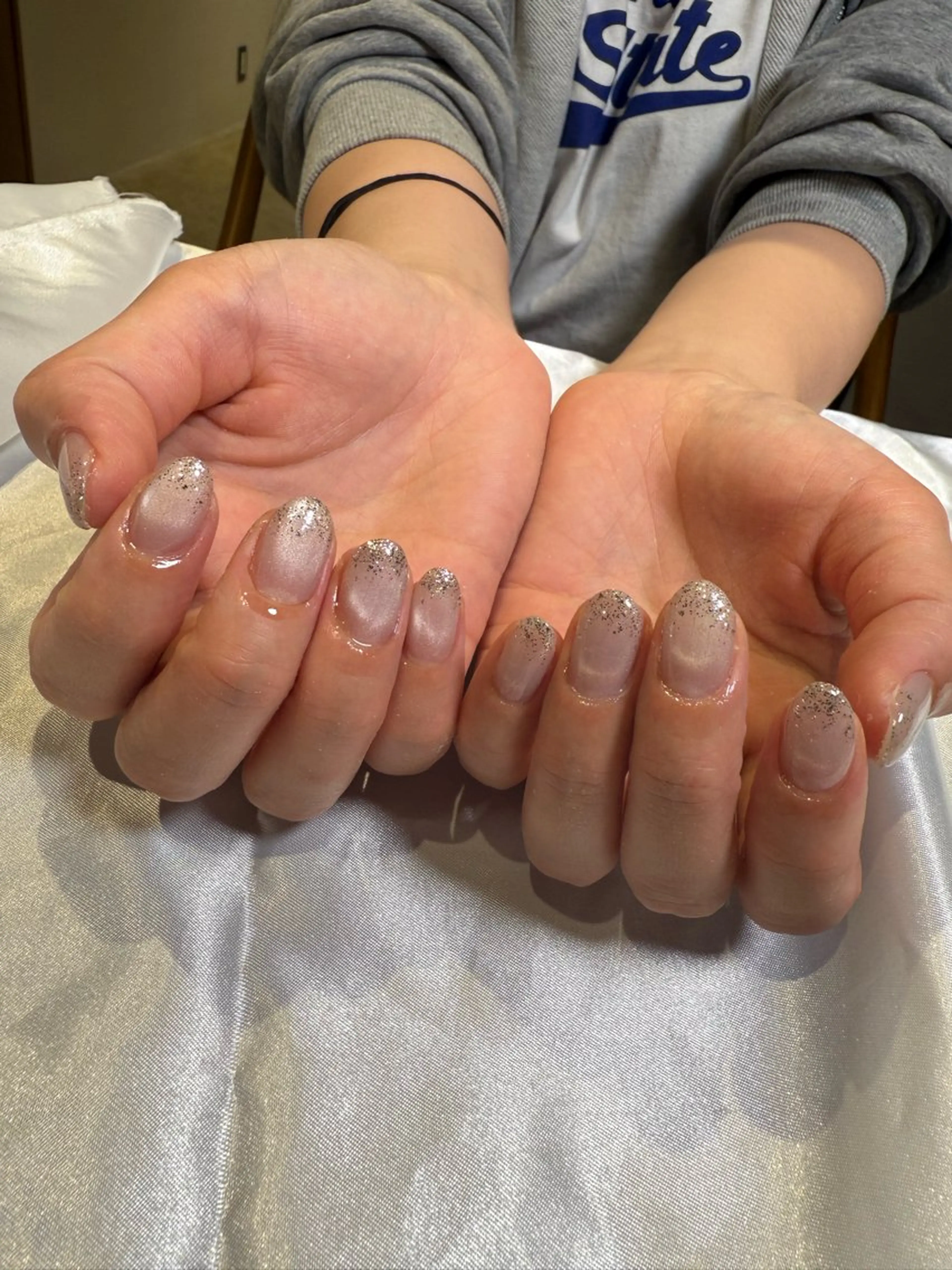 ネイル マグネットネイル ニュアンスネイル Nail Salon Luanaのネイルデザイン