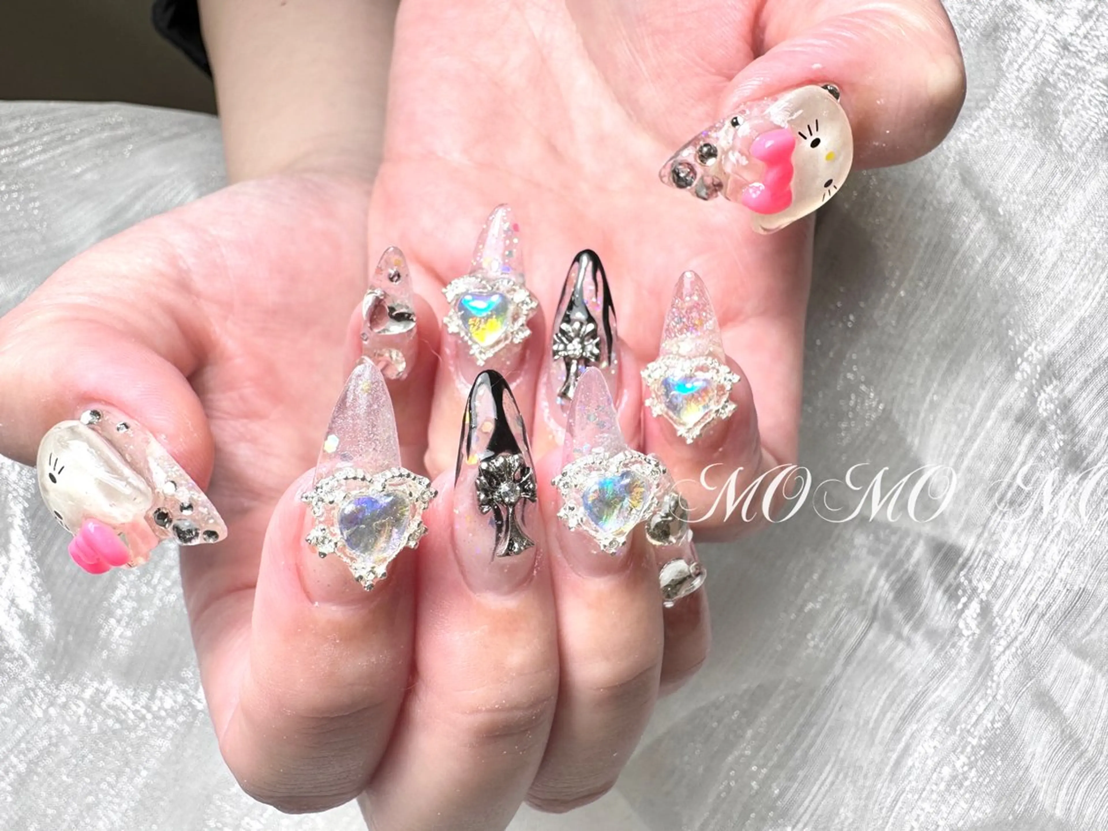 ネイル 成人式 Momo Momoのネイルデザイン