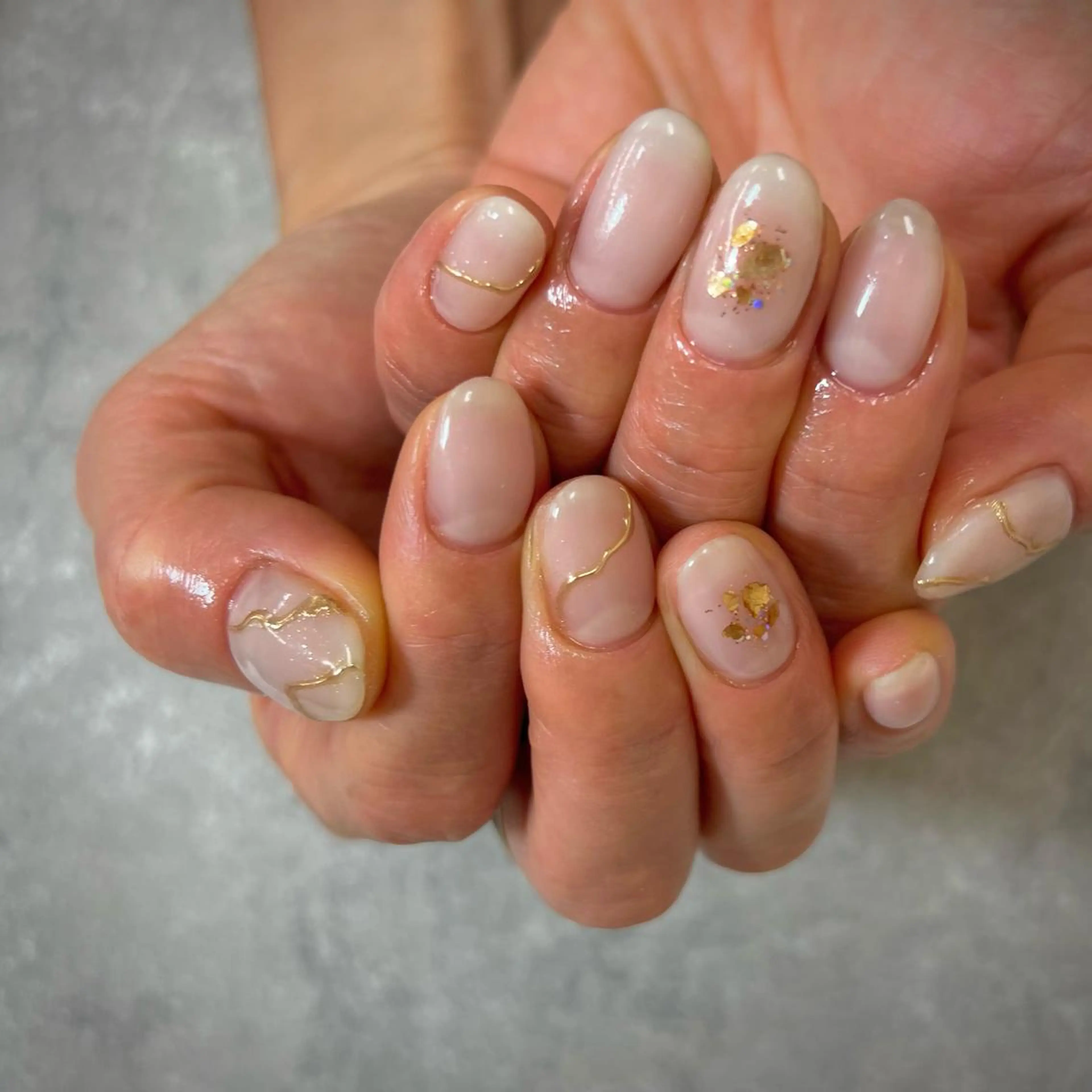 ハンド💅当店アプリデザイン📱¥500-off 《ソフトジェルオフ無料》の写真