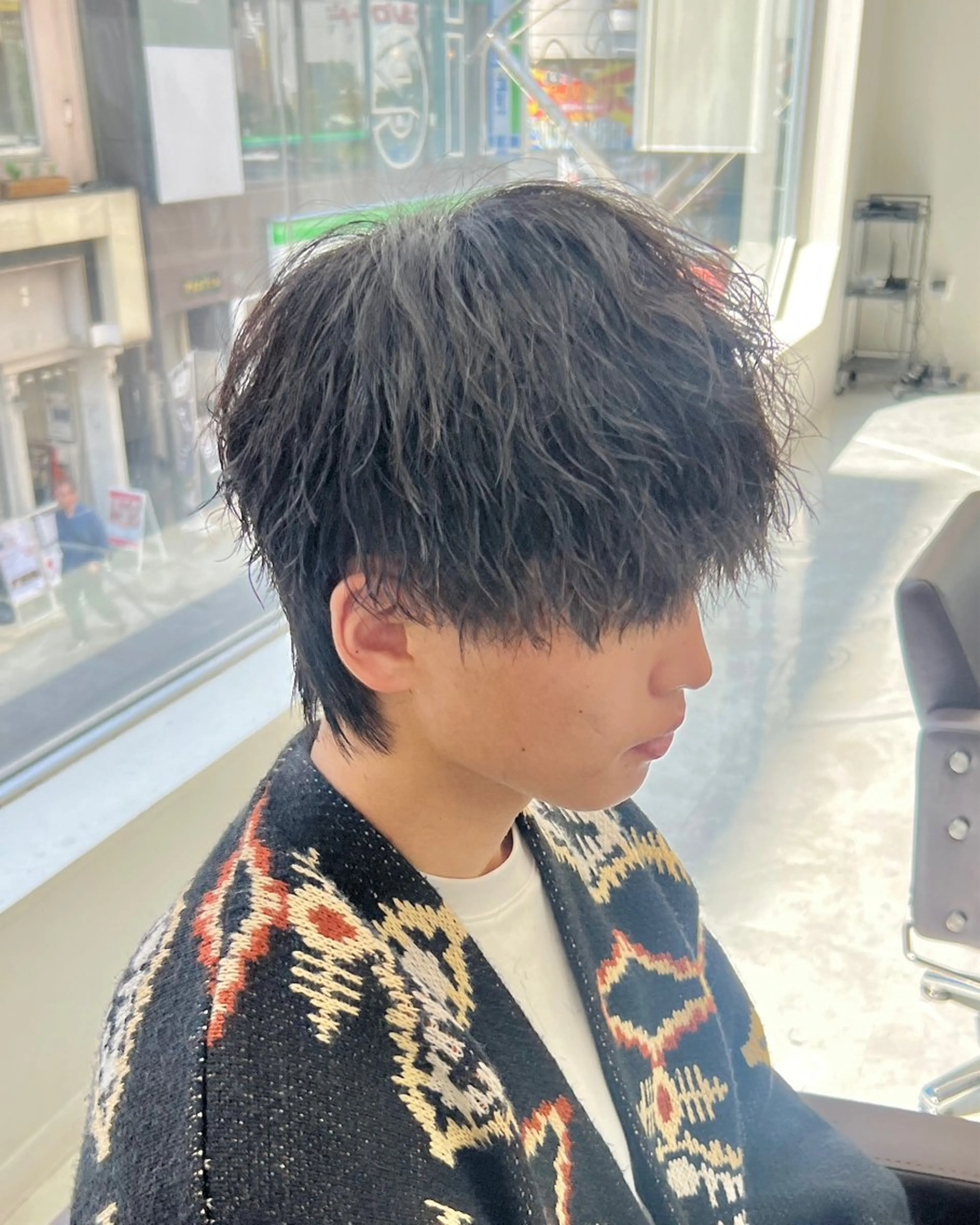パーマ メンズ カット パーマ トリートメント ヘッドスパ ヘアセット シャドウパーマ/ メンズ/KENTAのヘアスタイル