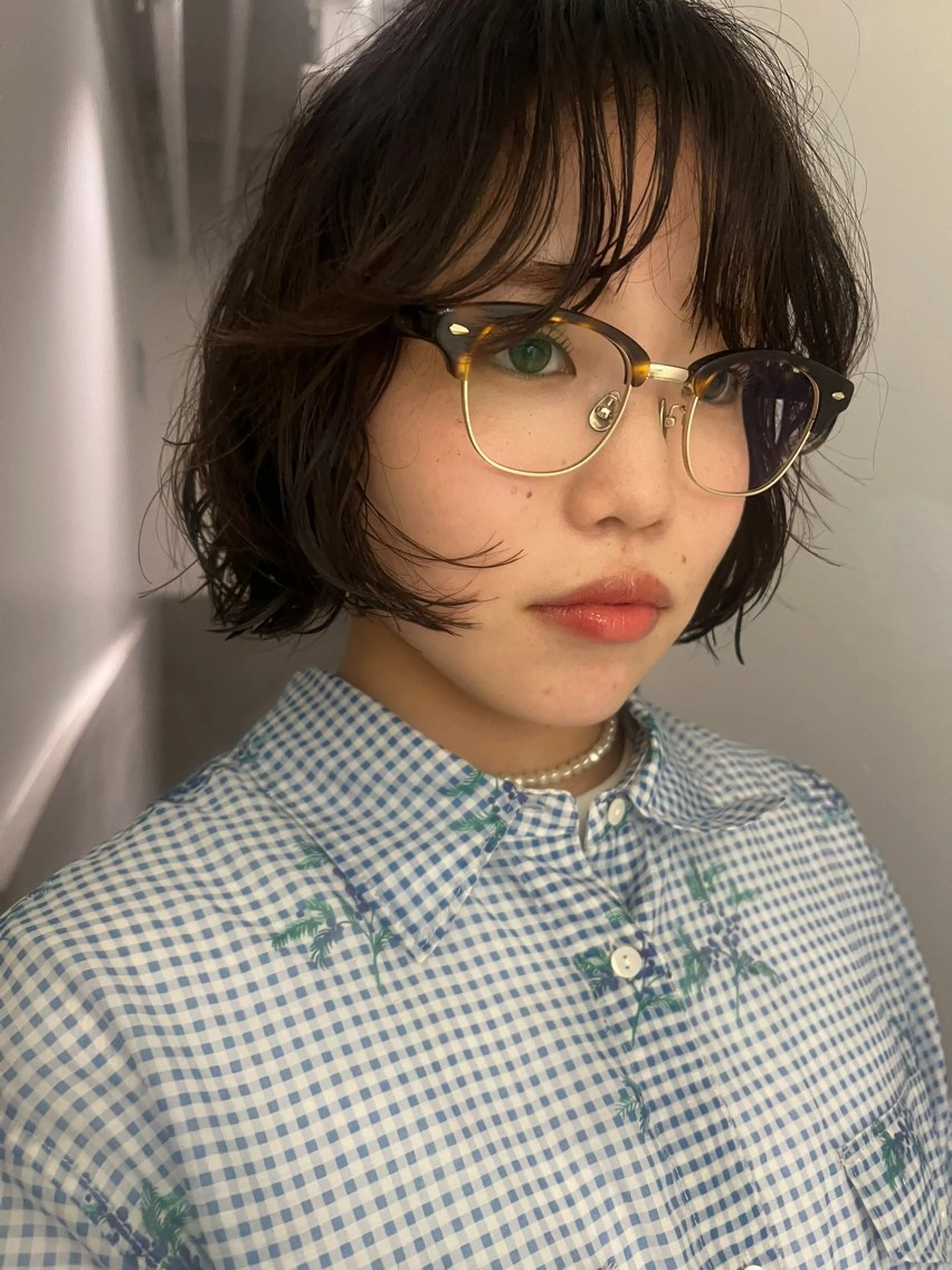 ショート パーマ カット 鈴木 三保のヘアスタイル