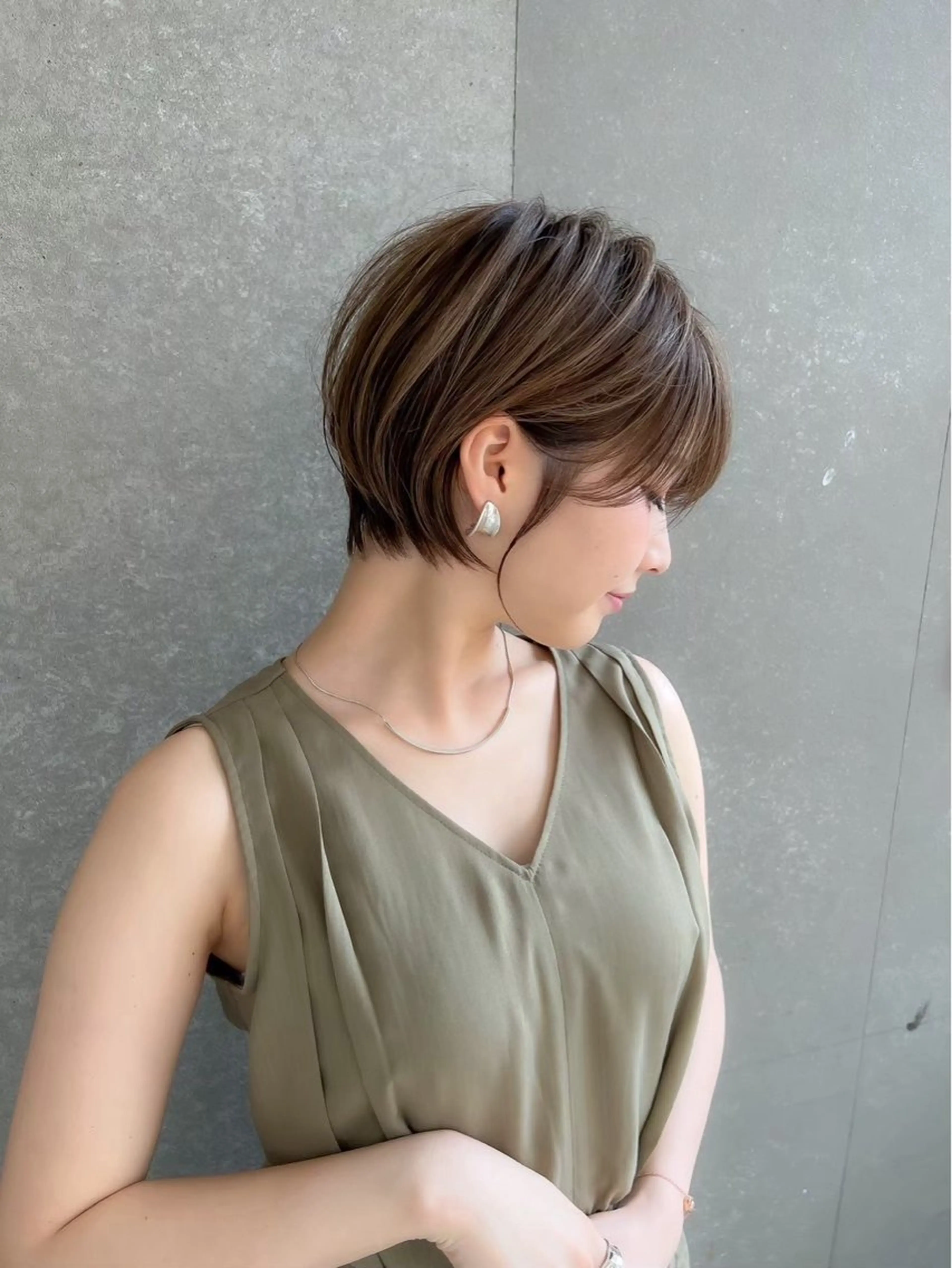 ショート ショートヘア 小顔カット カット ヘアカラー トリートメント ヘッドスパ taiga レイヤー /髪質改善/矯正🌈のヘアスタイル