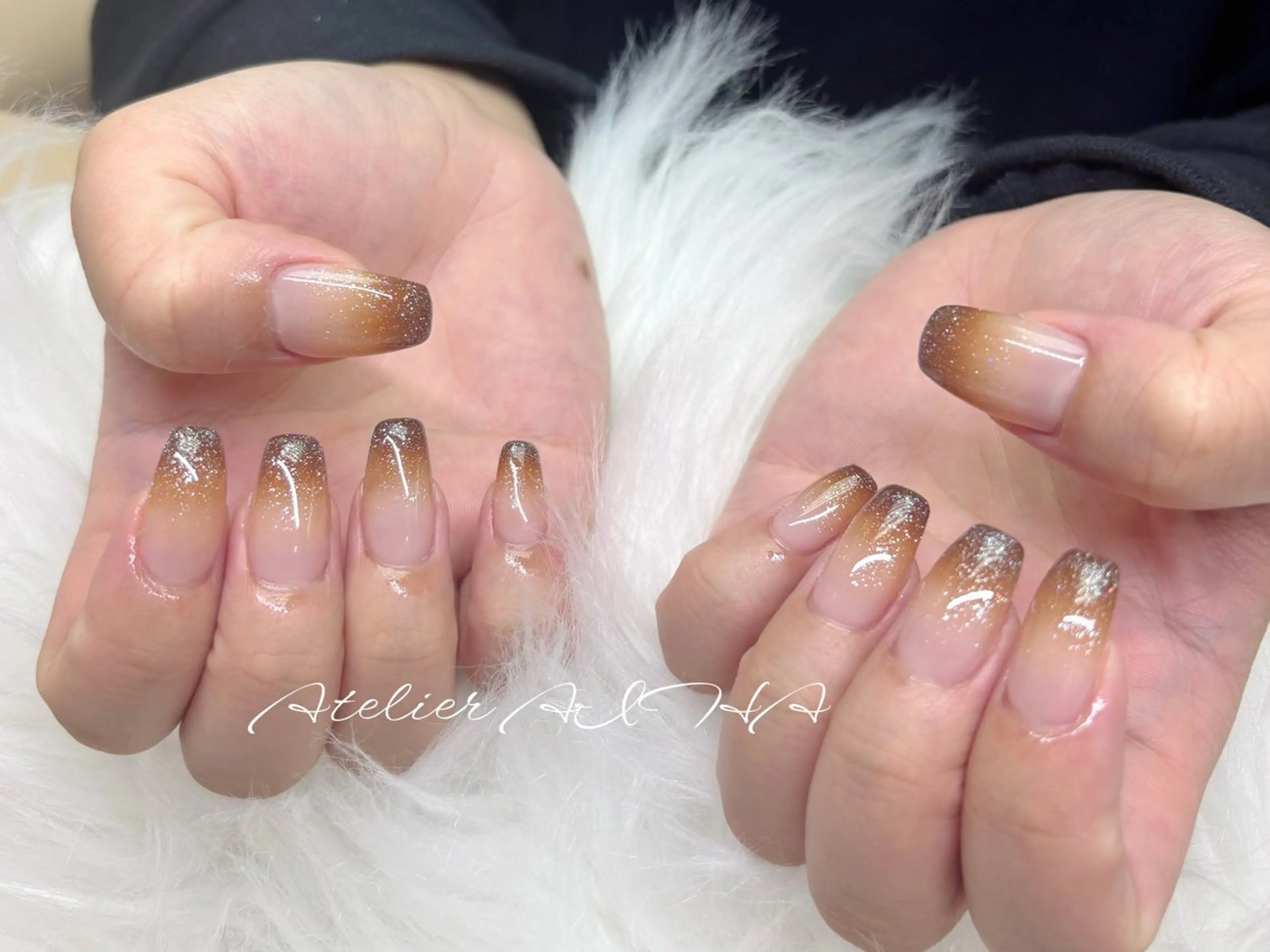 ミディアム ハンドネイル nail&eyelashsalon atelier fam上本町店所属・アトリエ FAMのネイルデザイン