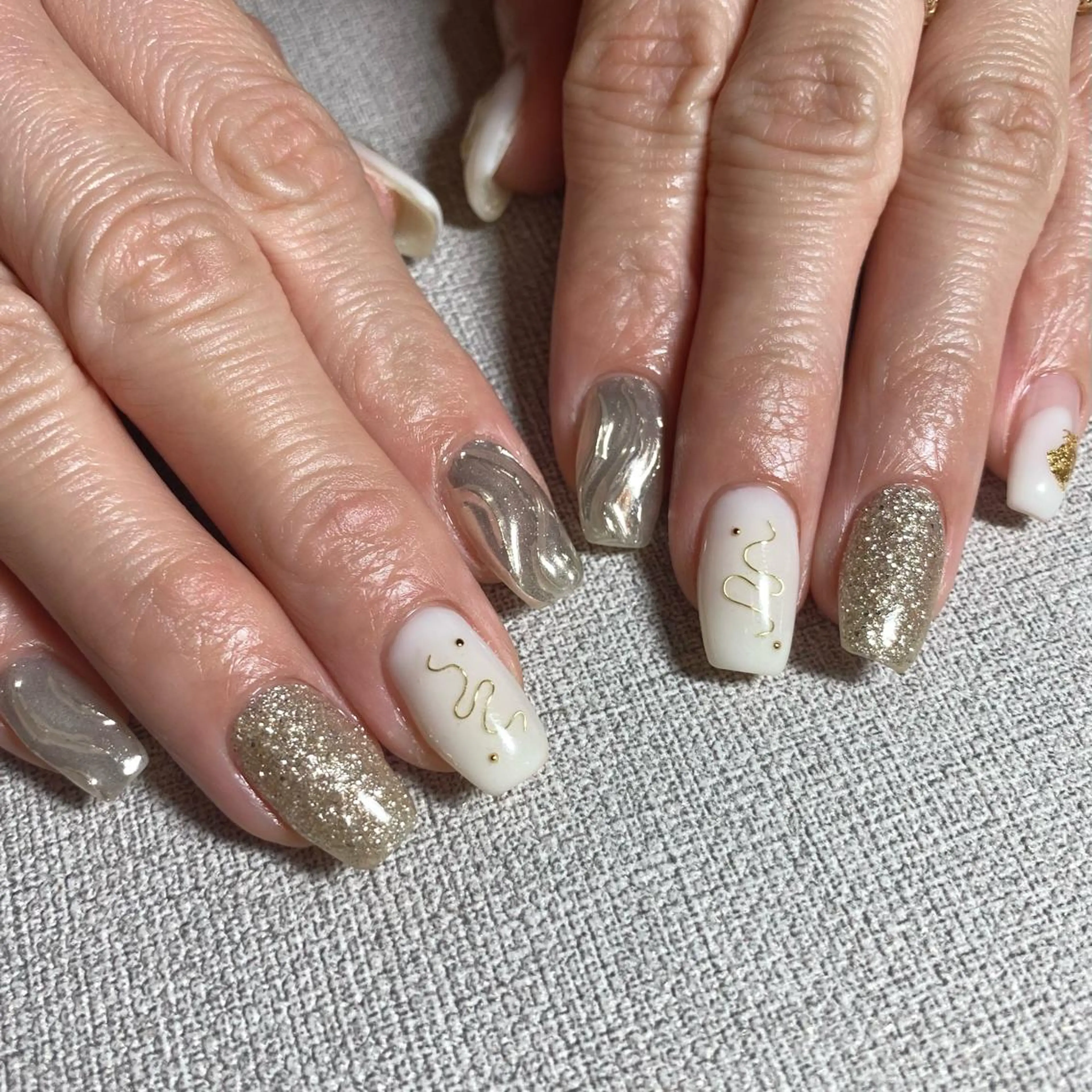 ネイル アートネイル ニュアンスネイル 春ネイル 夏ネイル ハンドネイル 山田 貴子のネイルデザイン