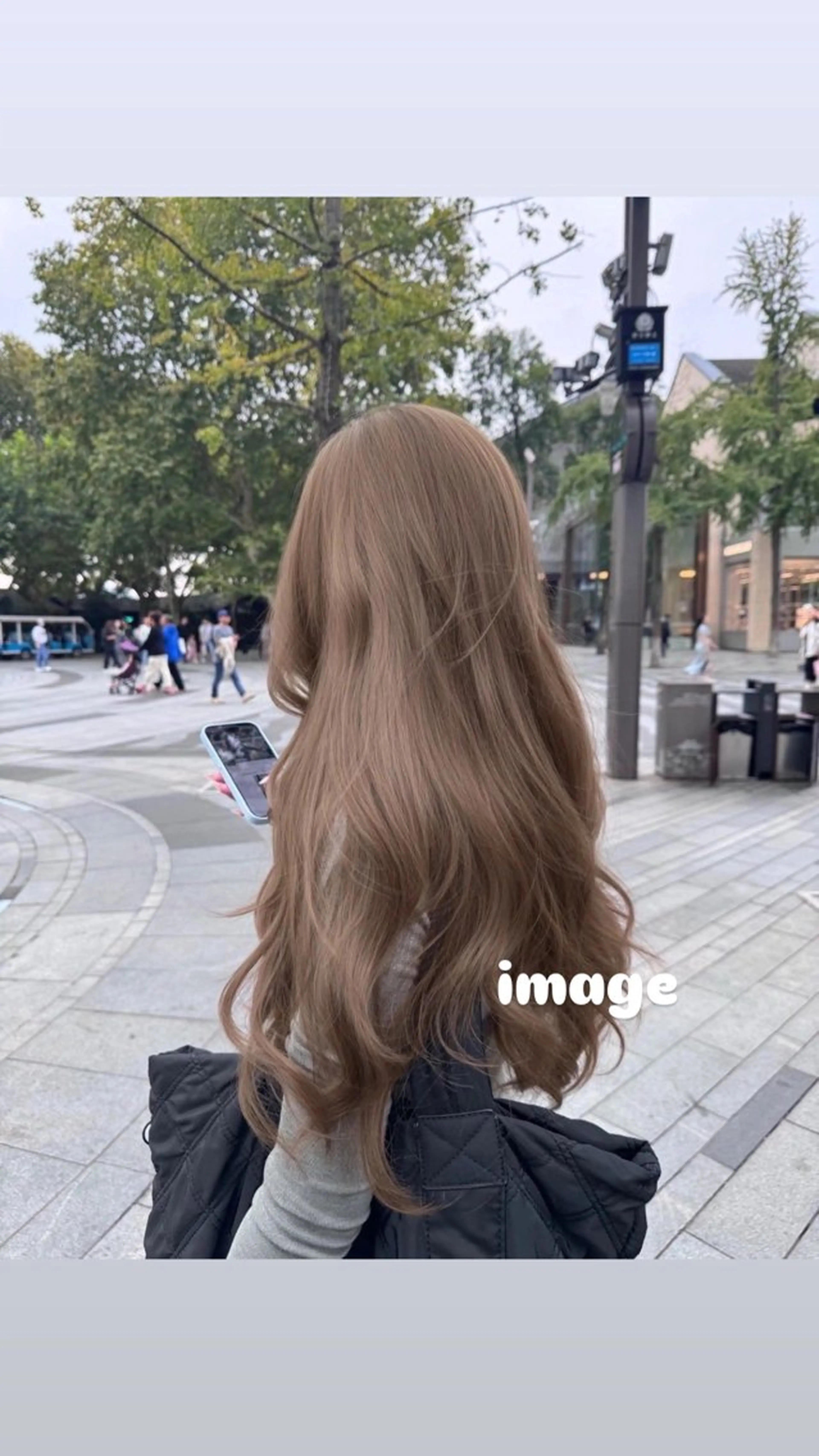 ✨モデル様募集中✨ミルクティーカラー➕トリートメント🫧の写真