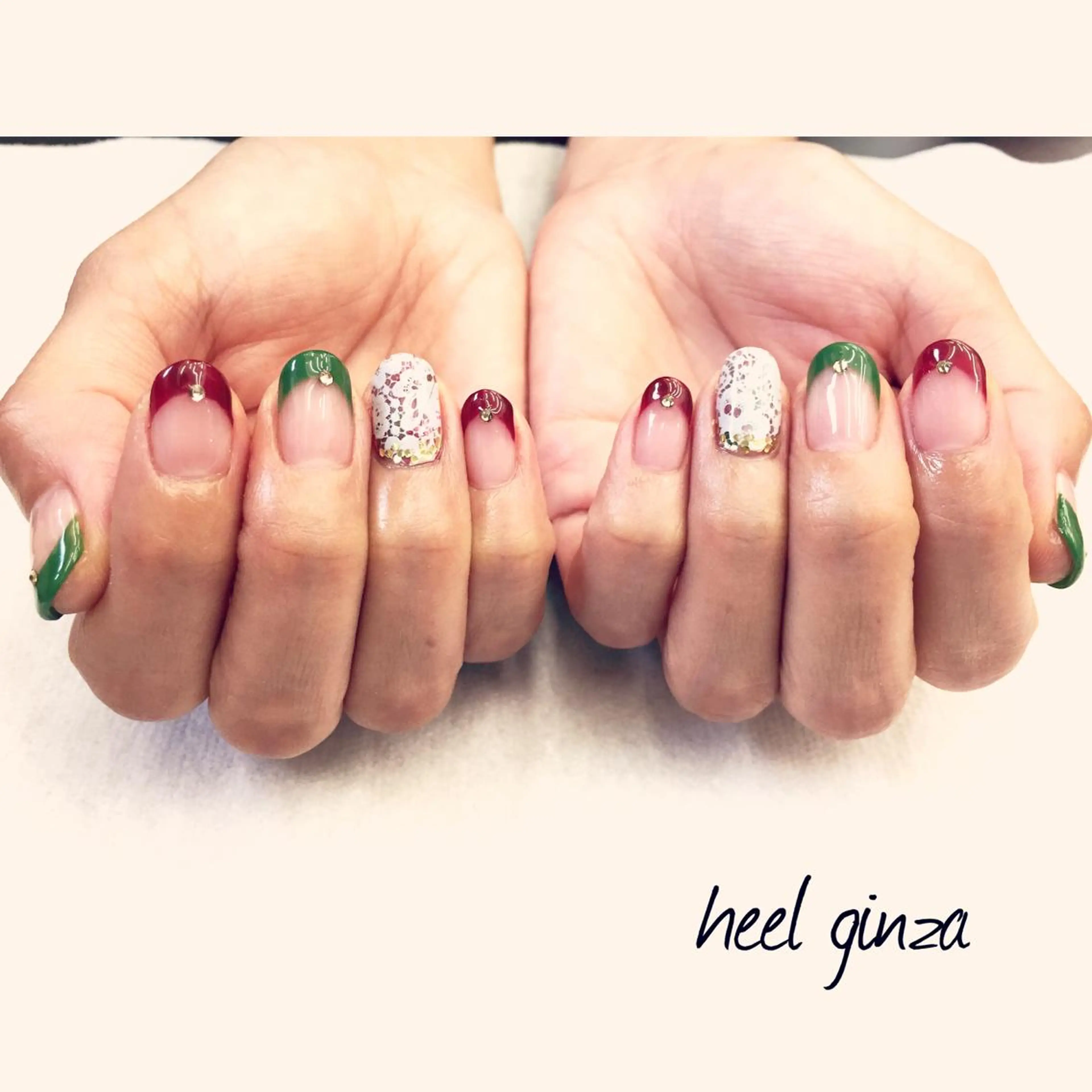 ネイル フレンチネイル レース miel nailのネイルデザイン