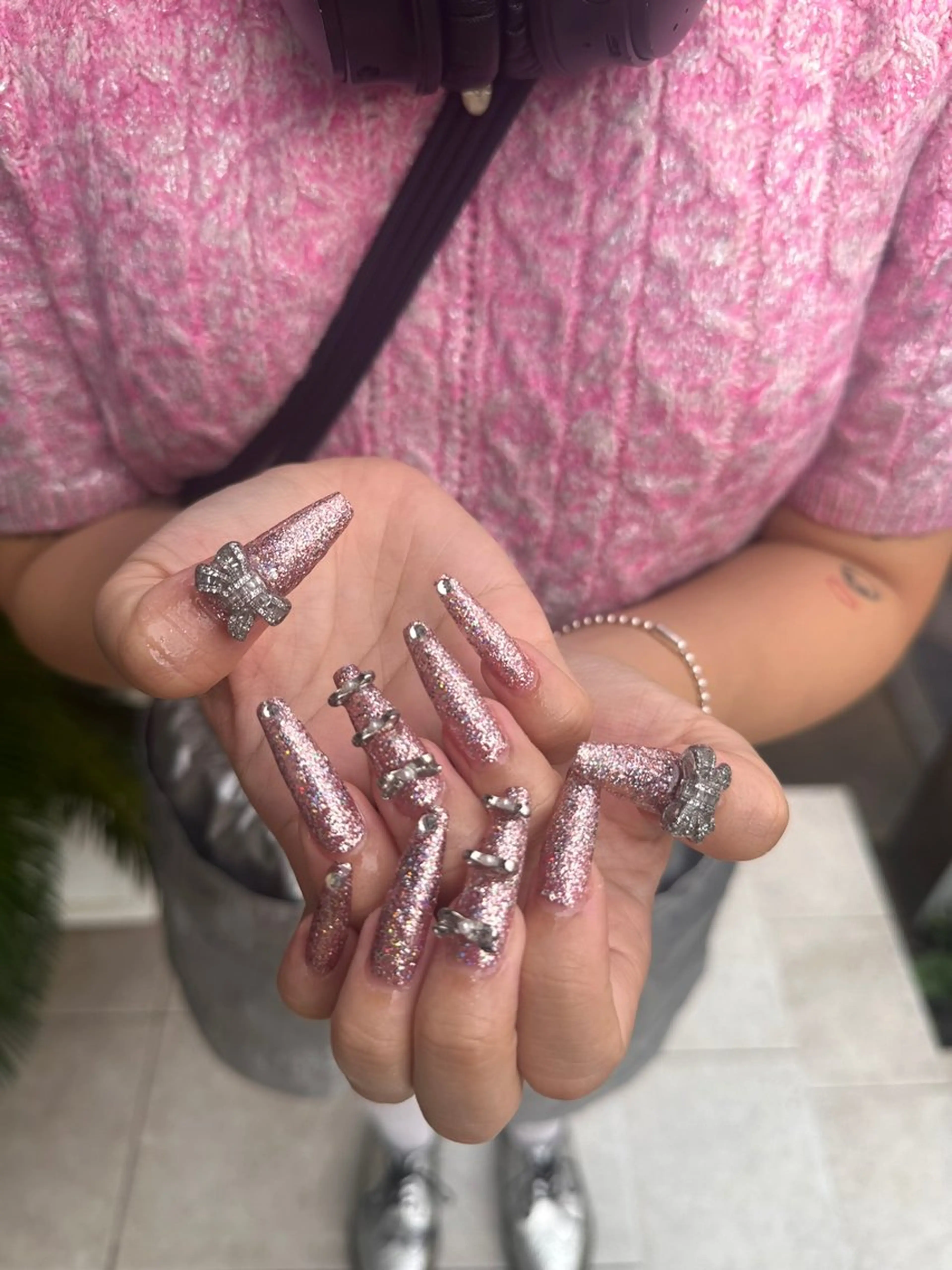 ネイル ロングネイル Nail&Eye hanaのネイルデザイン