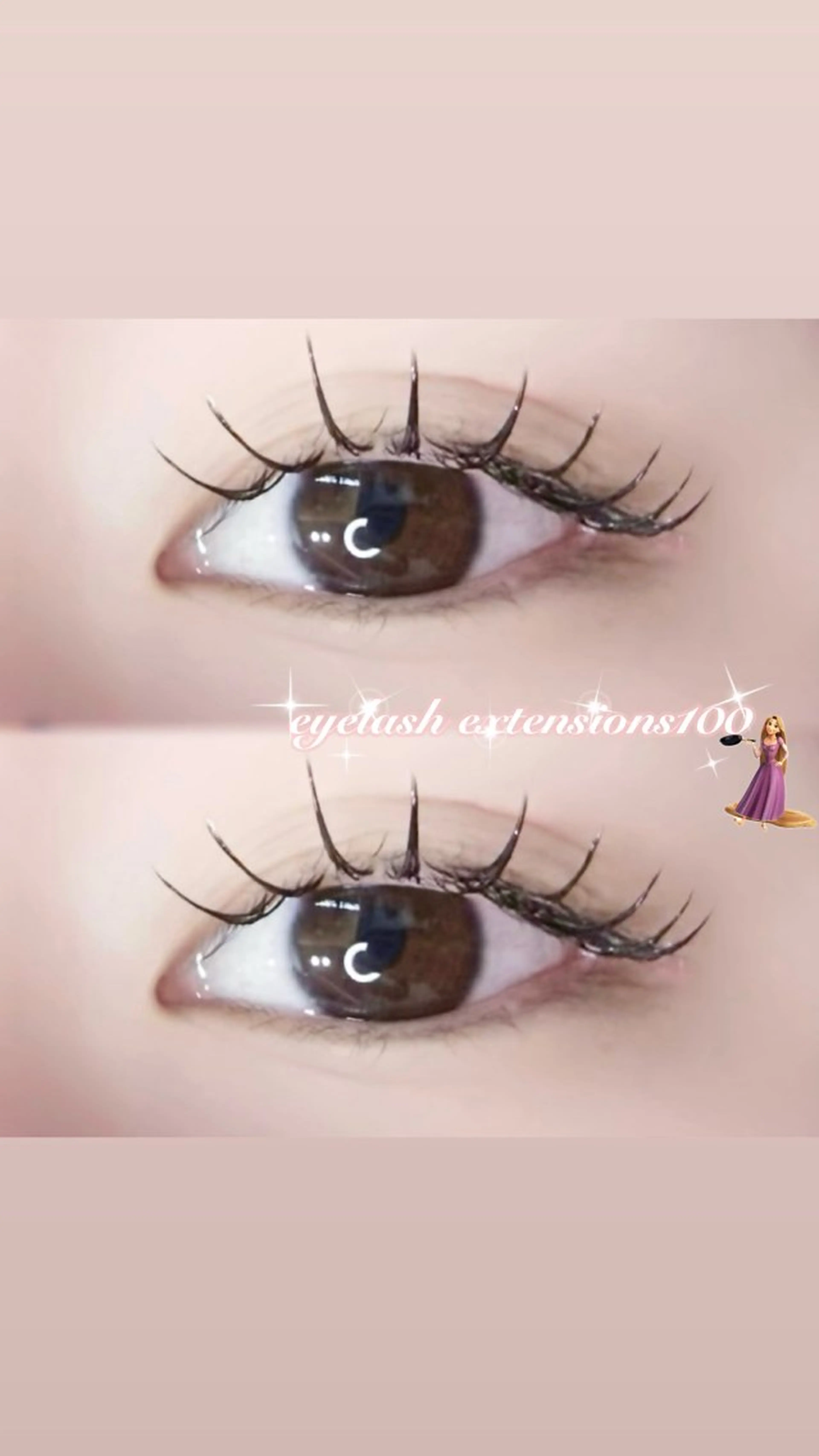 マツエク・マツパ 🎀re-born KOKORO🎀のマツエク・マツパデザイン