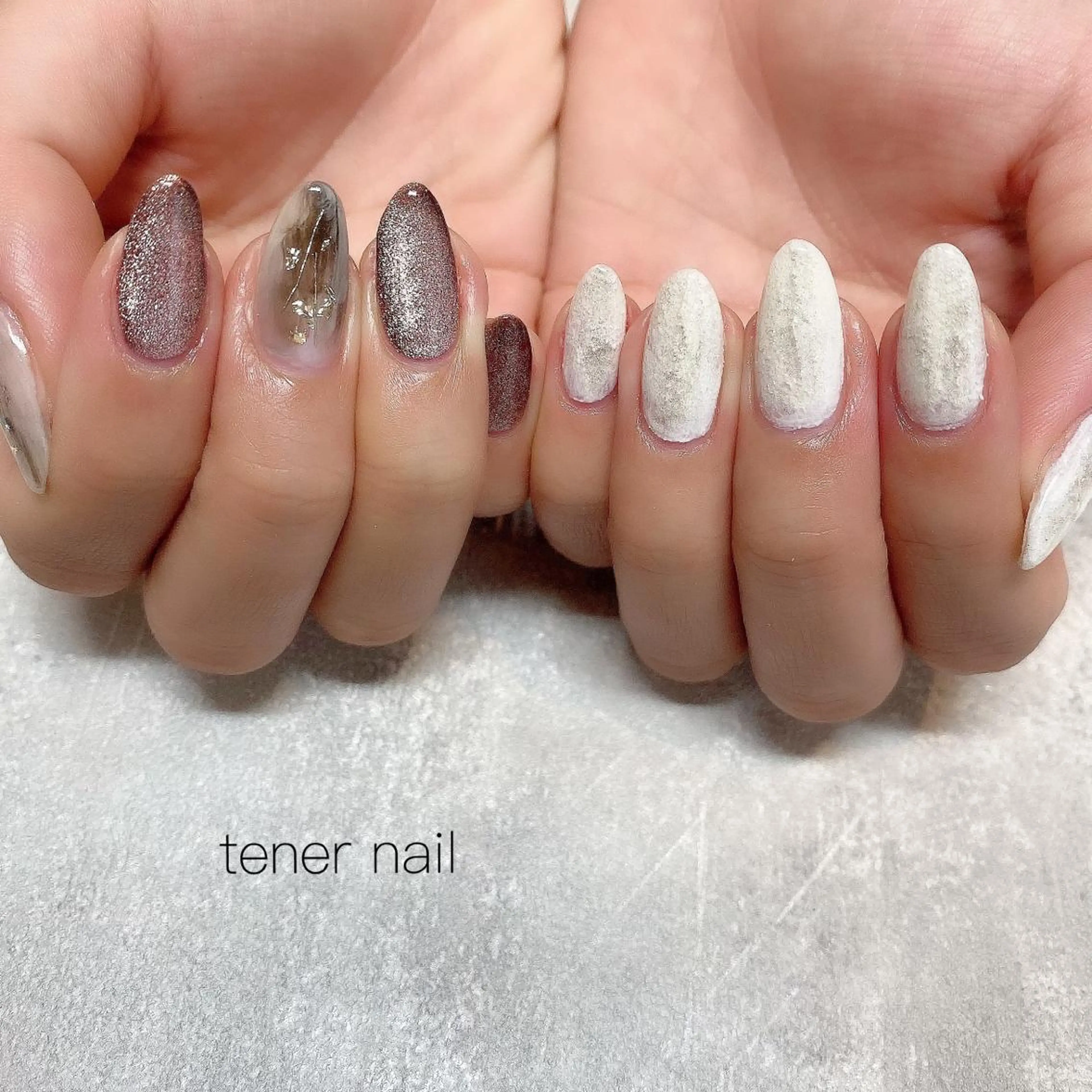 ネイル ミラーネイル テネルネイル tener nailのネイルデザイン
