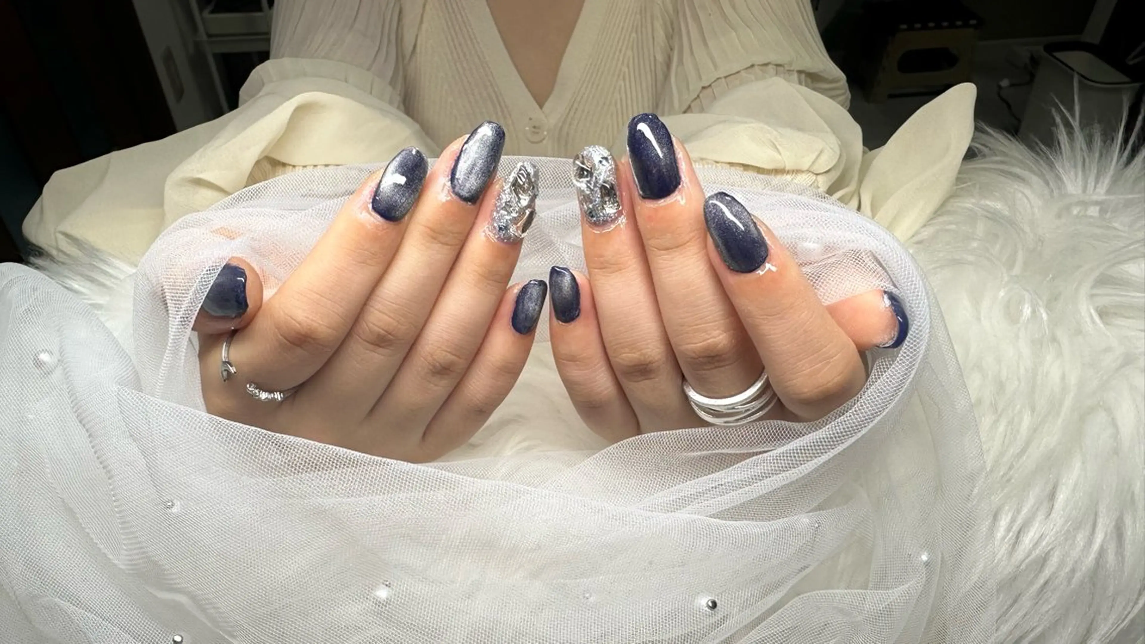 ネイル 持ち込み ハンドネイル Rave所属・touma Rinaのネイルデザイン