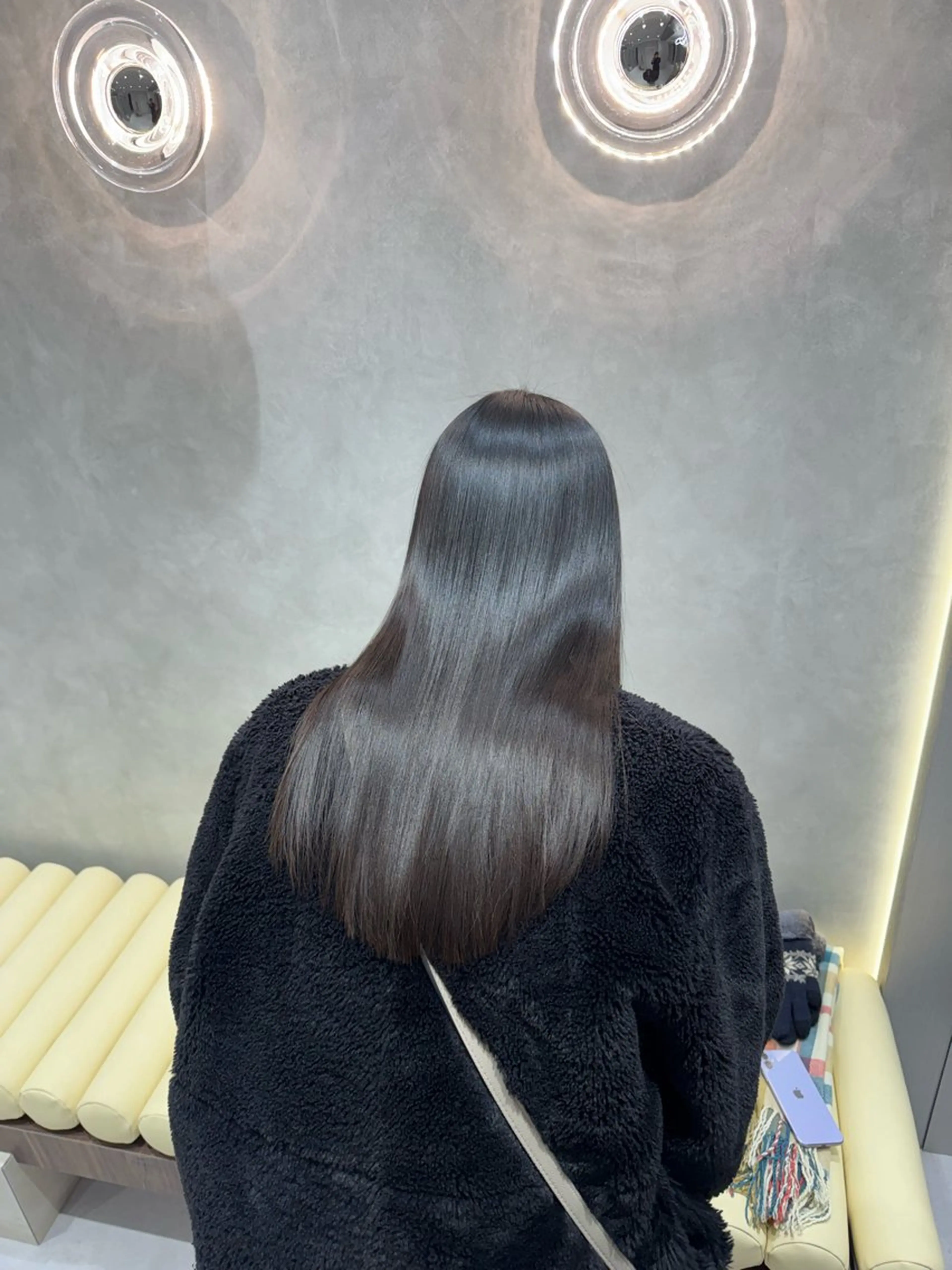 ロング 髪質改善 韓国風ヘア 縮毛矯正 SALOWIN east店6F所属・TAKUMI 【美髪特化】のヘアスタイル