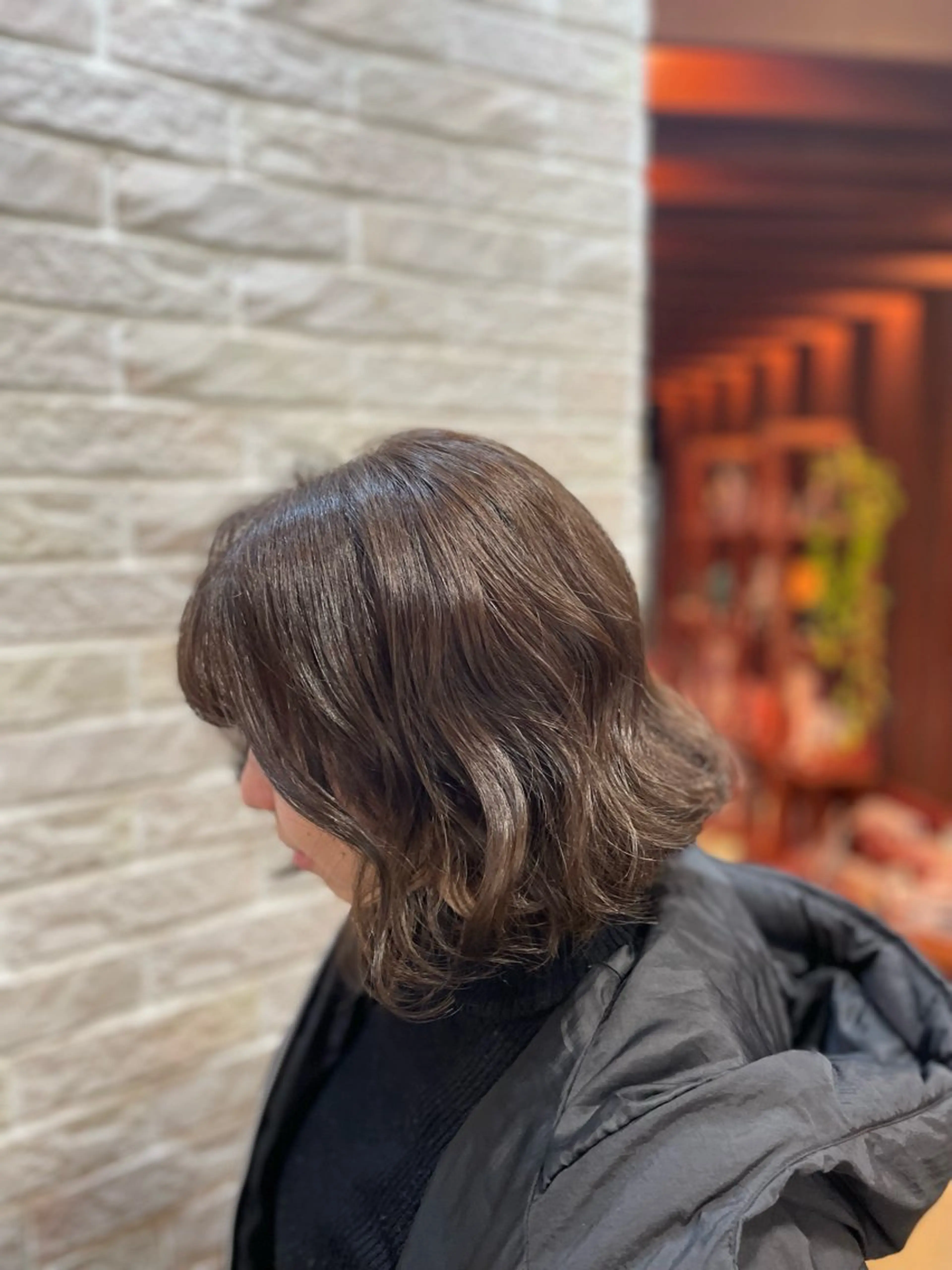 ミディアム 下村 和香奈のヘアスタイル