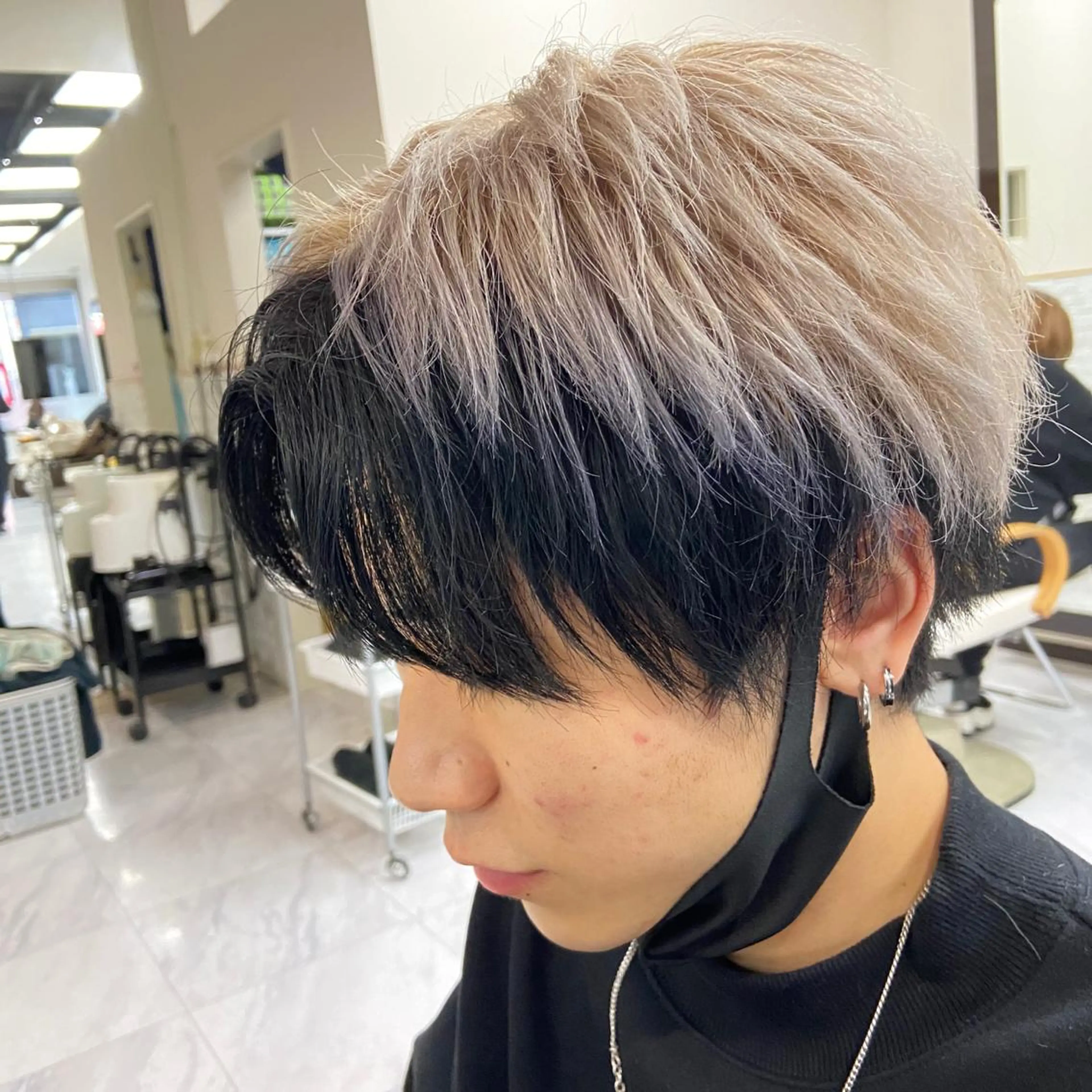 メンズ マッシュ 刈り上げ Luce大宮所属・Luce 杉本のヘアスタイル