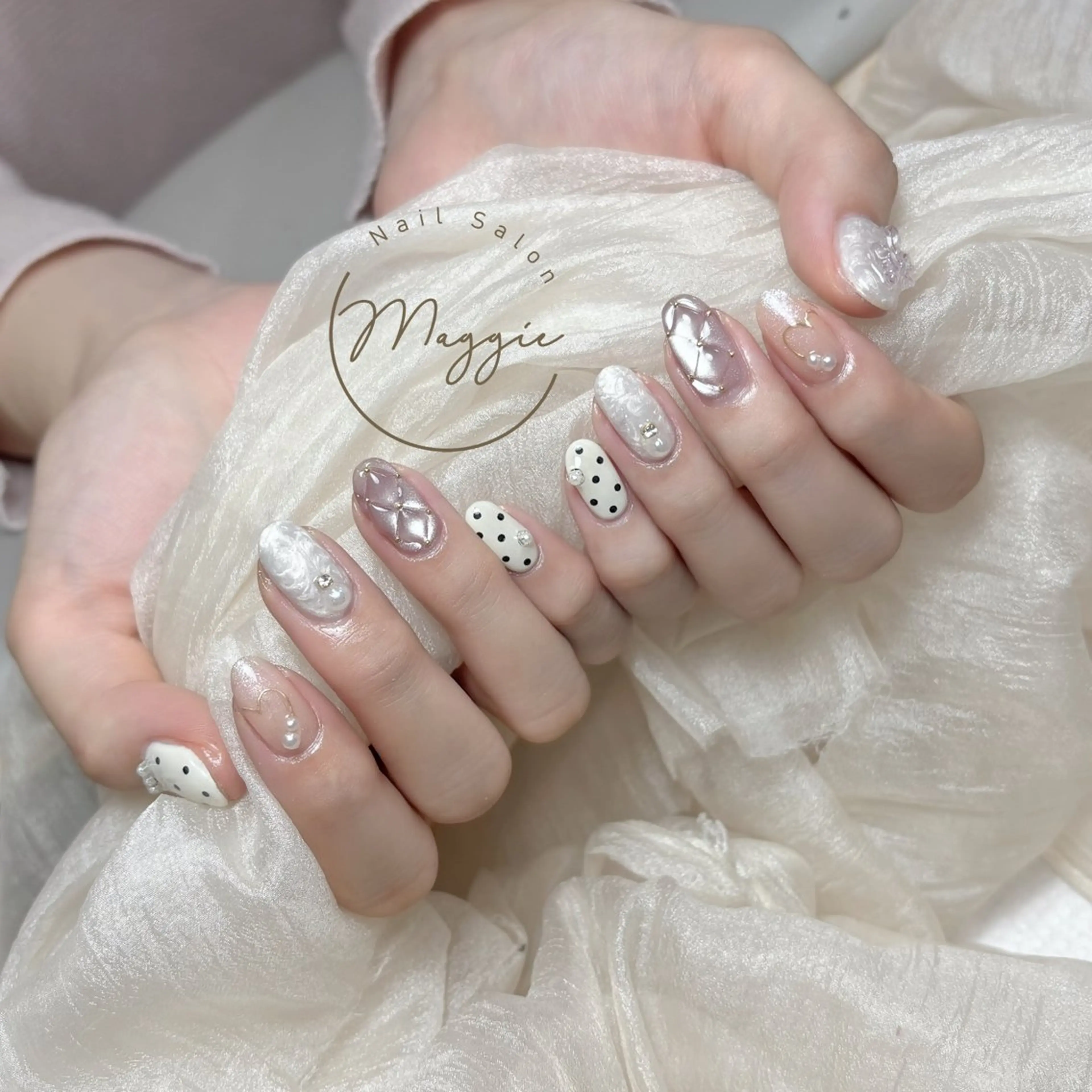 ネイル 持ち込み ハンドネイル Ti miのネイルデザイン