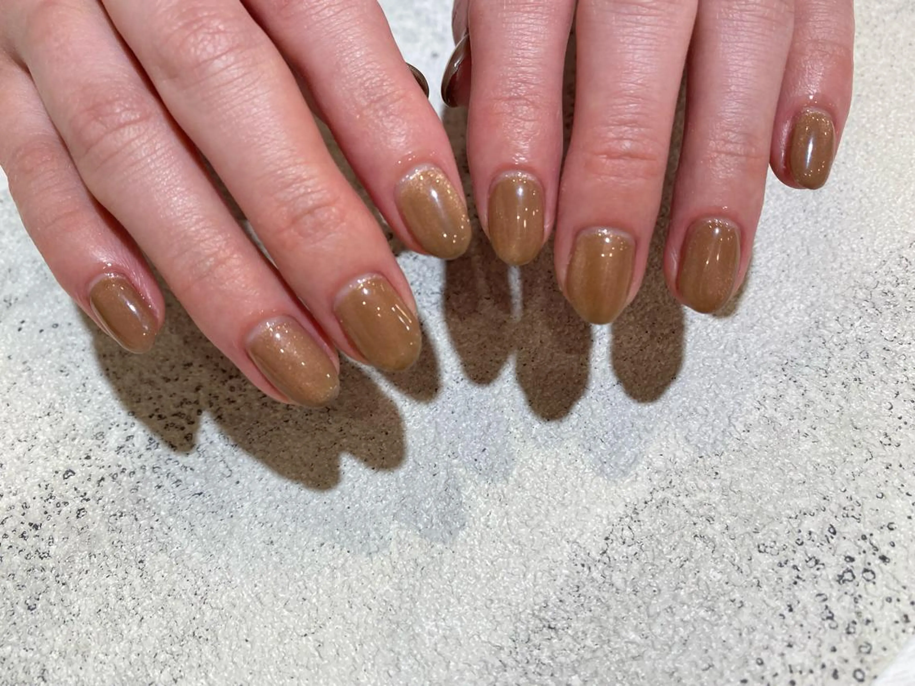 ネイル マグネットネイル ワンカラーネイル ハンドネイル 鈴木 優菜のネイルデザイン