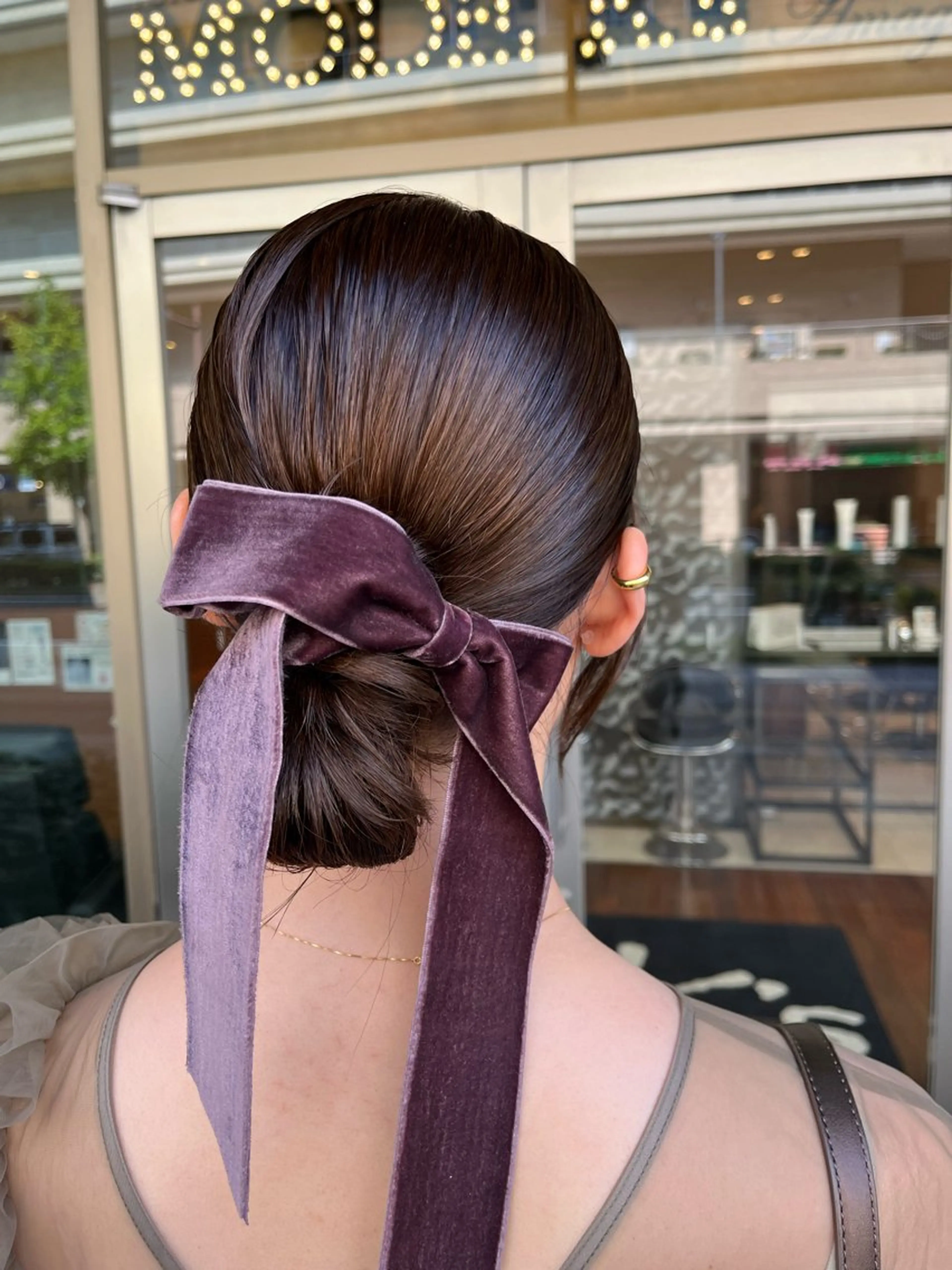 ヘアアレンジ ルナ|縮毛矯正 ×デザインカラー🥝のヘアスタイル